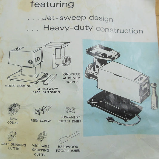 Rival Grind-O-Matic Model 2200 Parts Diagram List