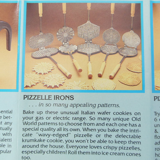 Vitantonio Pizzelle Irons... in so many appealing patterns.