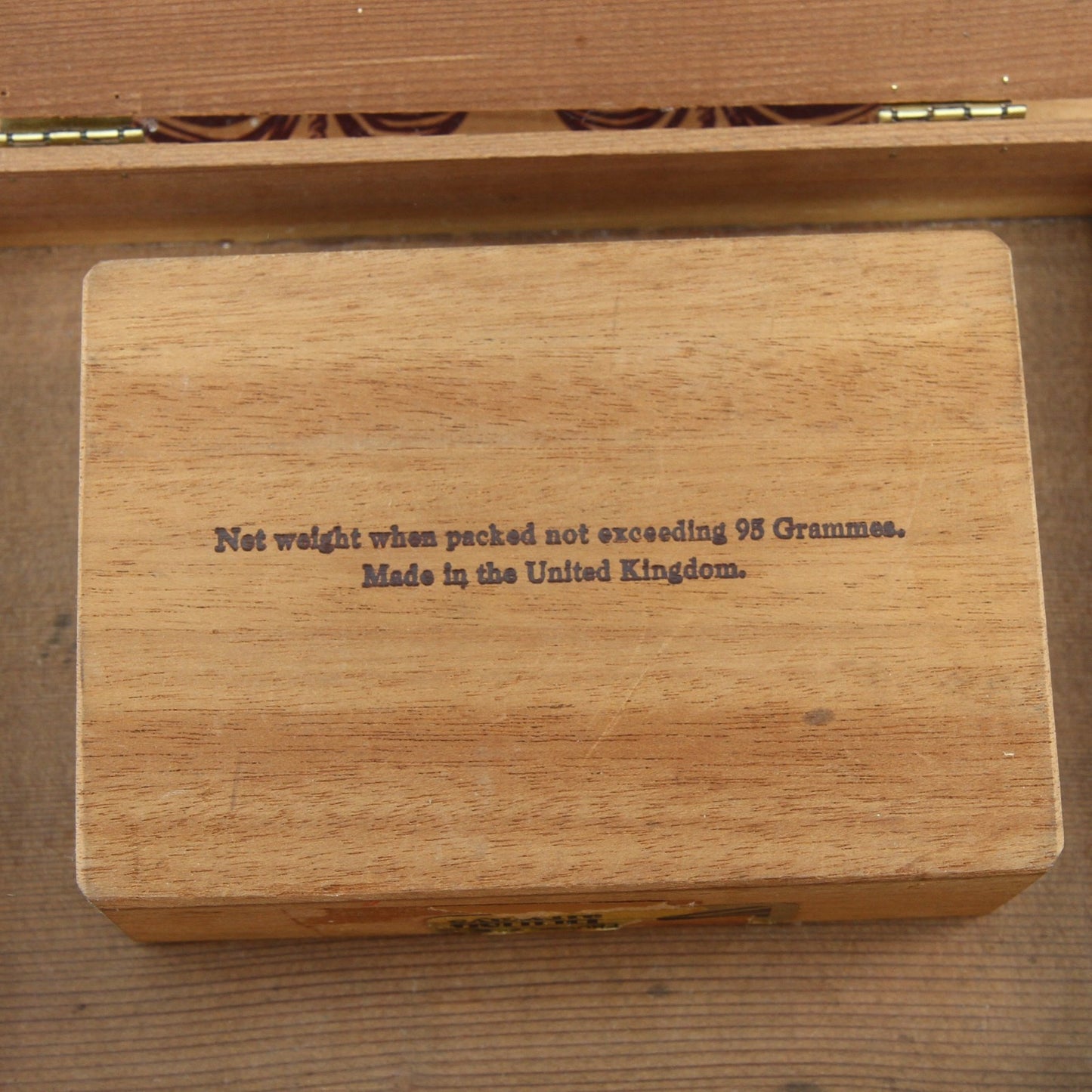 Lot of Four Wood Wine Cigar Boxes for Crafts and Decor