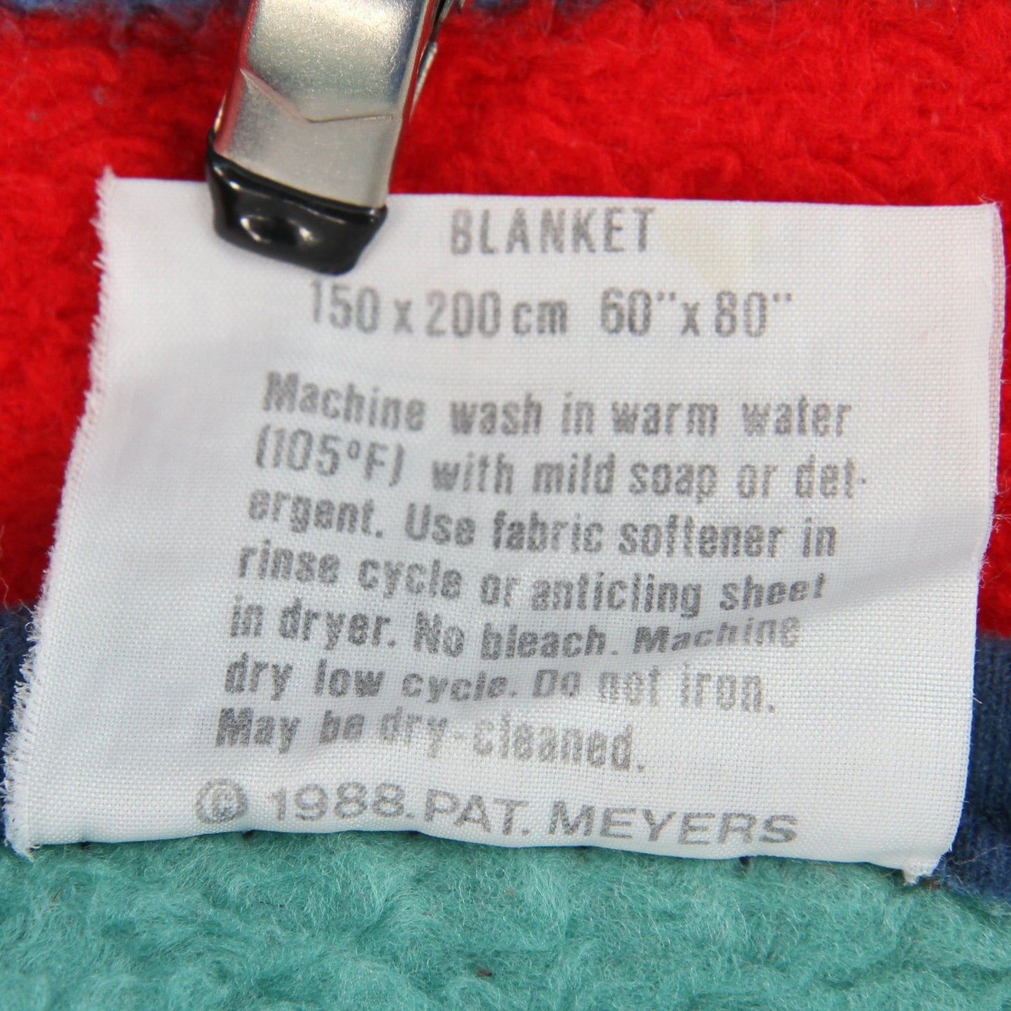 Vintage CrownCraft Yuteks Vukovar Acrylic Blanket Throw Polar Bears 60"W X 80"L