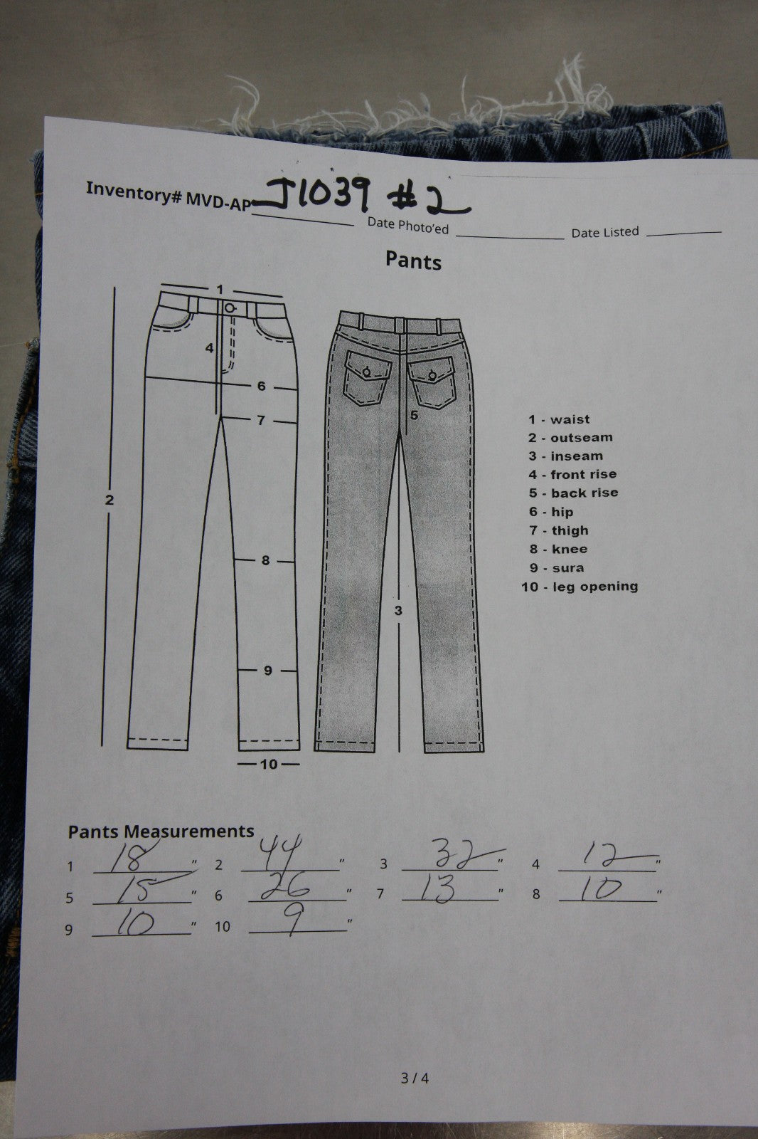 Faded Glory Mens Blue Jeans 38 X 34 Two Pair