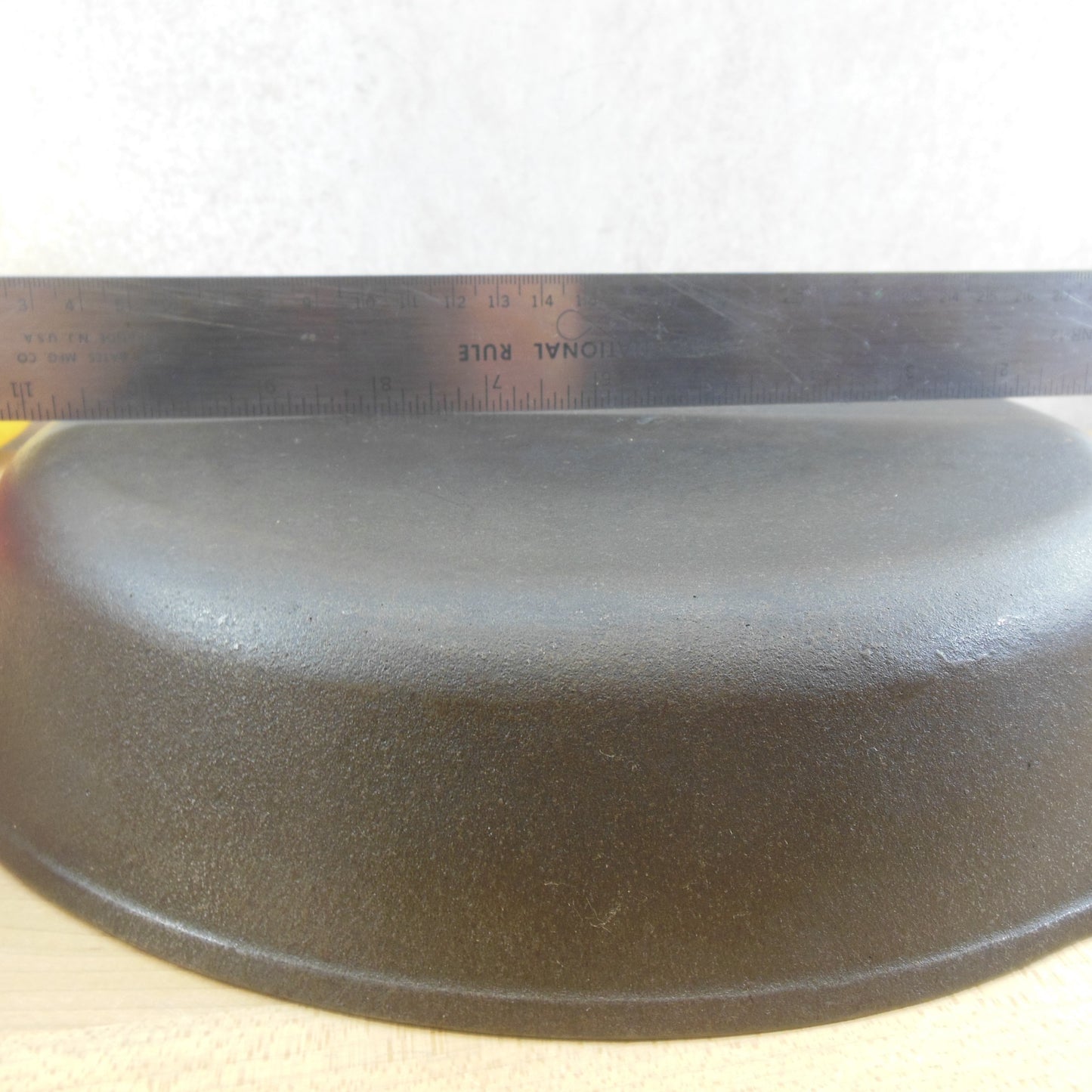 Wagner Ware Unbranded 11-3/4" Cast Iron Skillet #10 warp