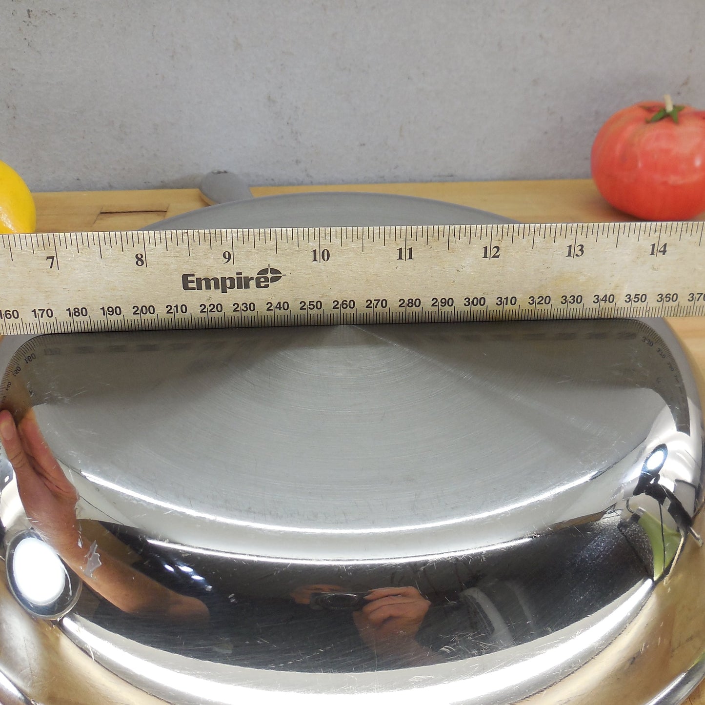 All-Clad USA Stainless Tri-Ply 10.5" Fry Pan Skillet Cleaned Polished