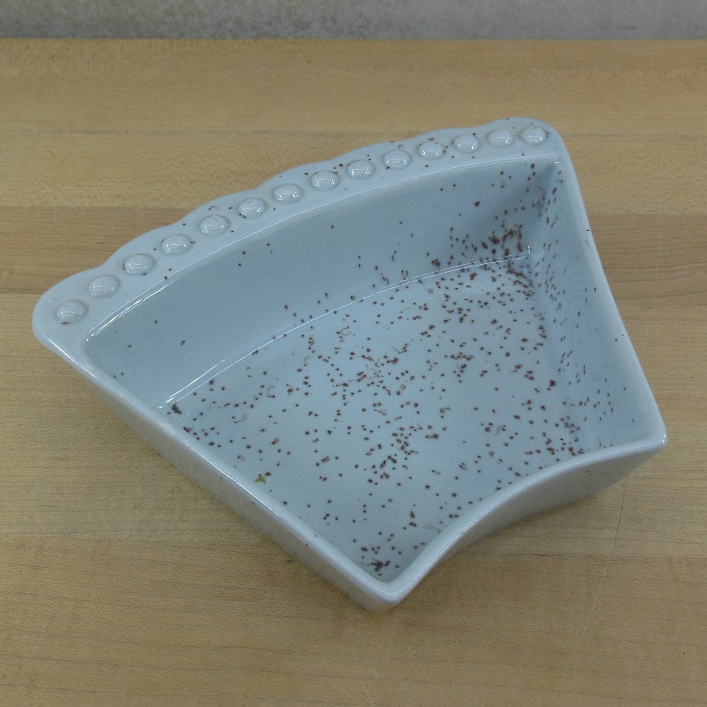 Wm. Frasier California Pottery Lazy Susan Relish Appetizer Server 201 - Blue Dish