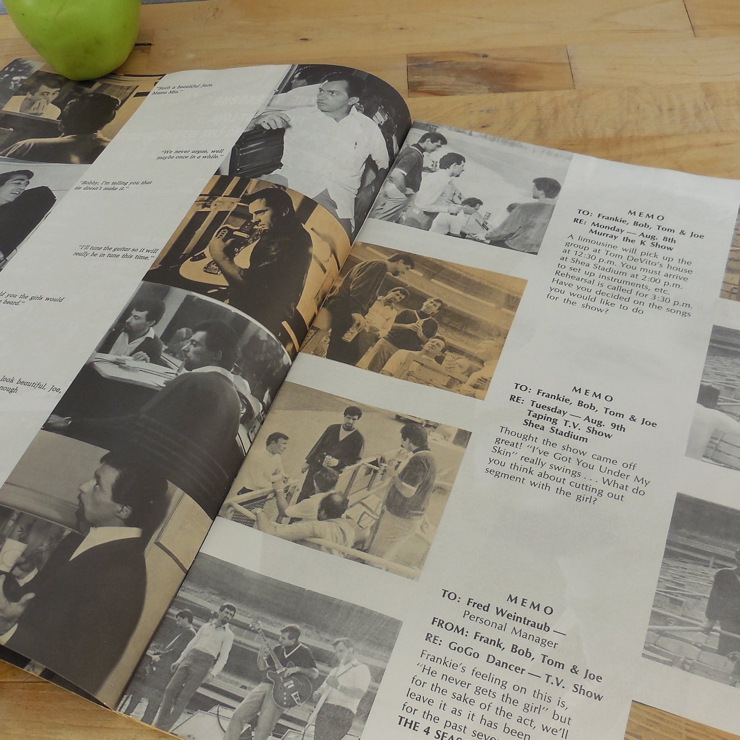 Frankie Valli & The Four Seasons 1966 Concert Tour Program Booklet Photos