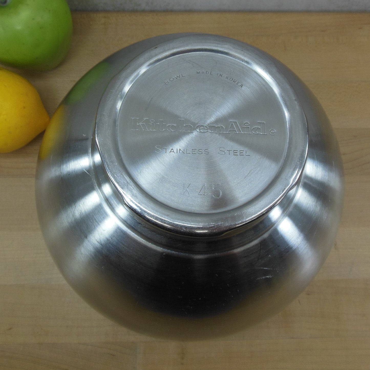 KitchenAid K45 Stainless Steel 4.5 Quart Stand Mixer Bowl Korea