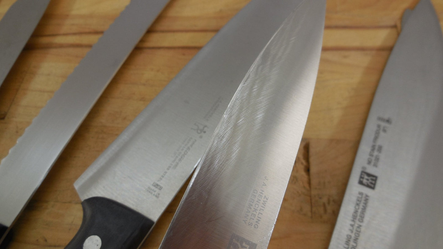 15 Lot Henckels Wusthof Wingen Kitchen Chef Knives Paring Slicing Utility Steak