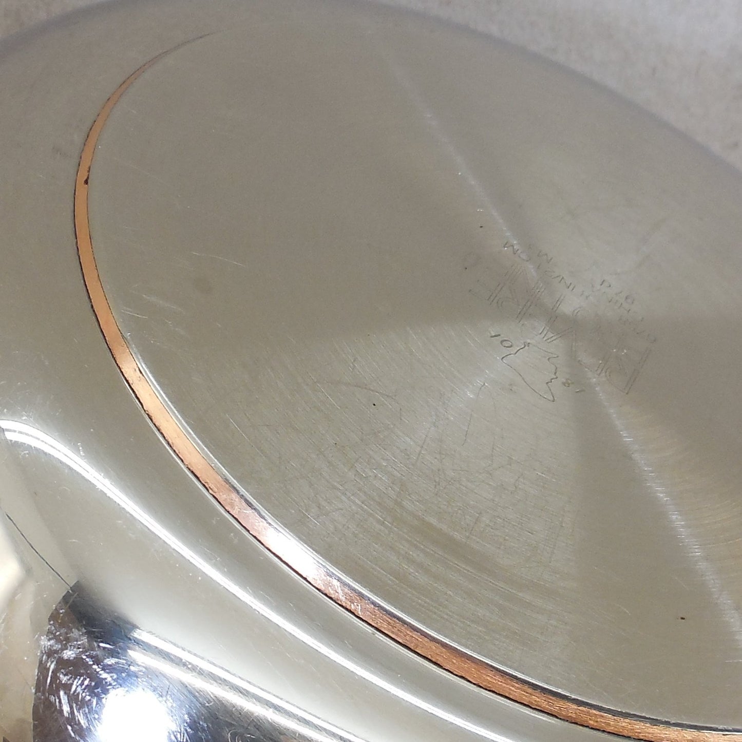 Revere Ware Pro-Line Stainless 8" Fry Pan Skillet 6758 Cleaned Polished