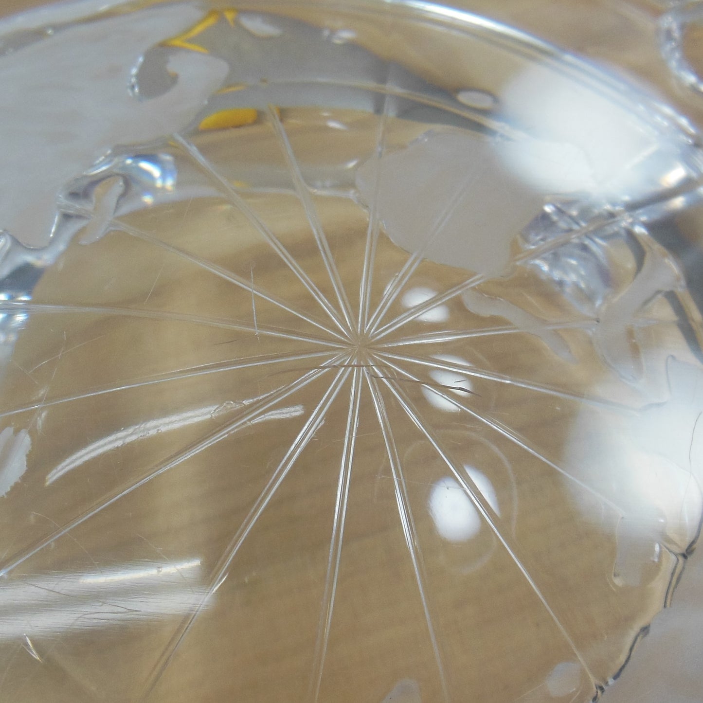 Albrizzi Lucite Acrylic Ice Bucket World Globe Earth Mooncracks