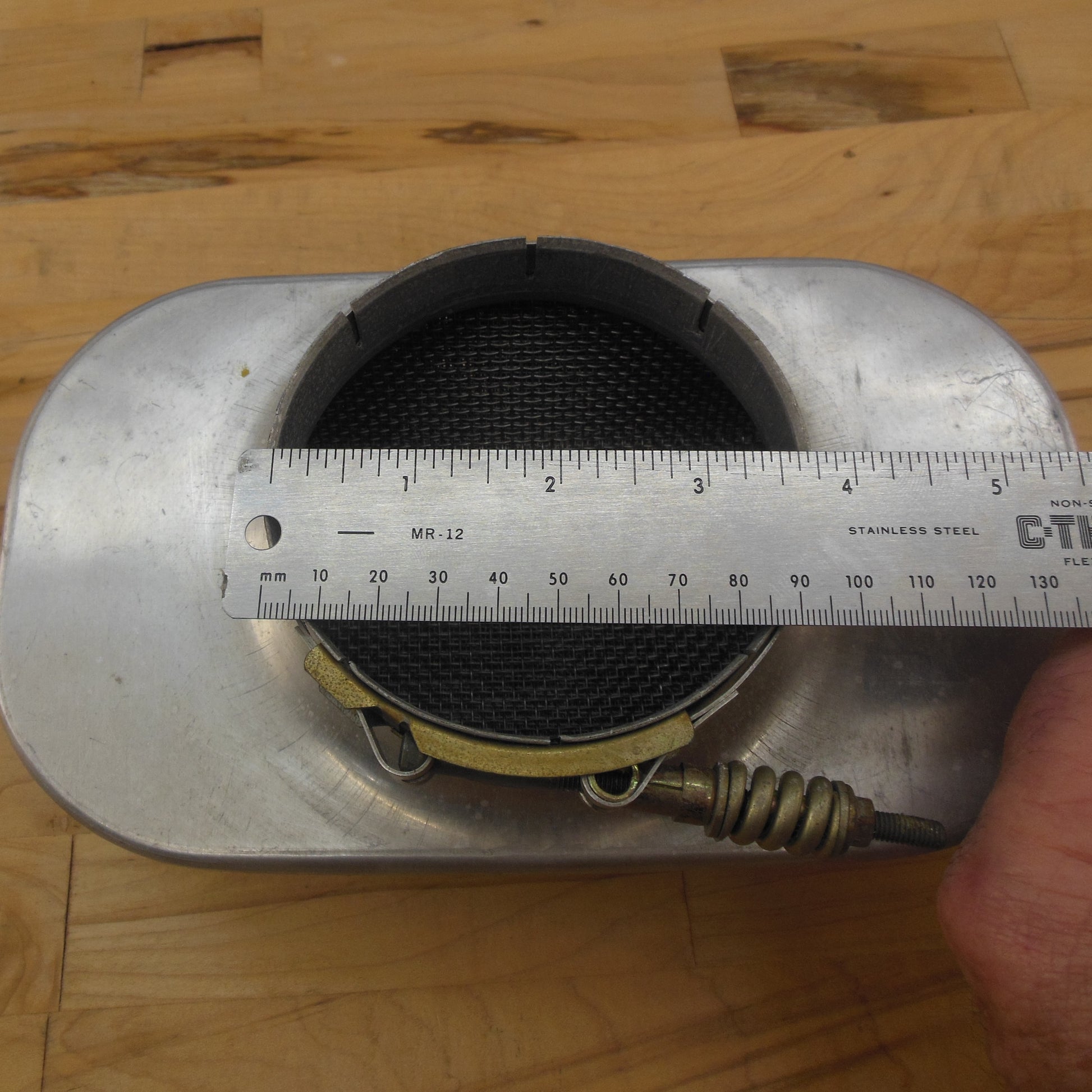 Mercury Mercruiser Oval Stainless Spark Flame Arrestor Filter 8.1L V8