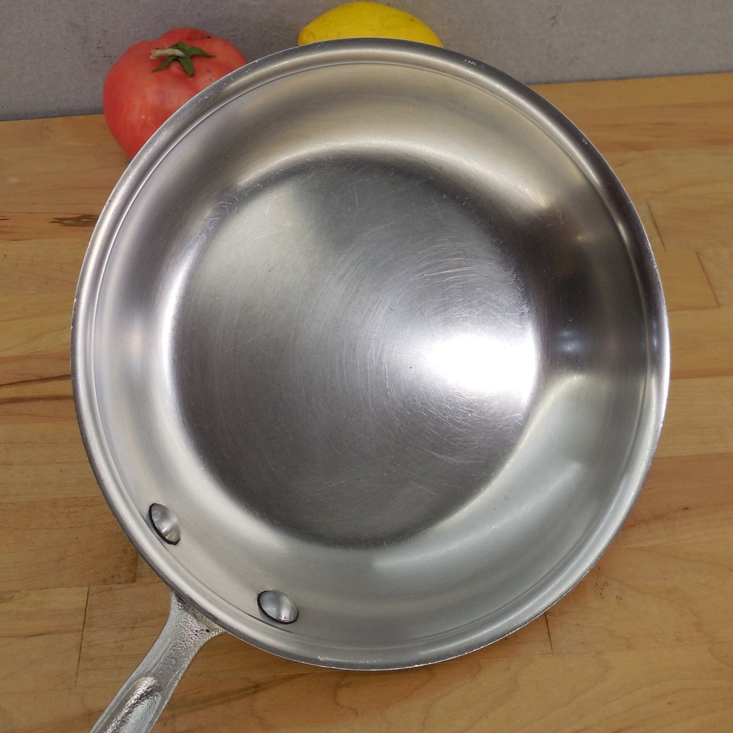 Unbranded All-Clad Master Chef Style 8" Fry Pan Skillet Cleaned