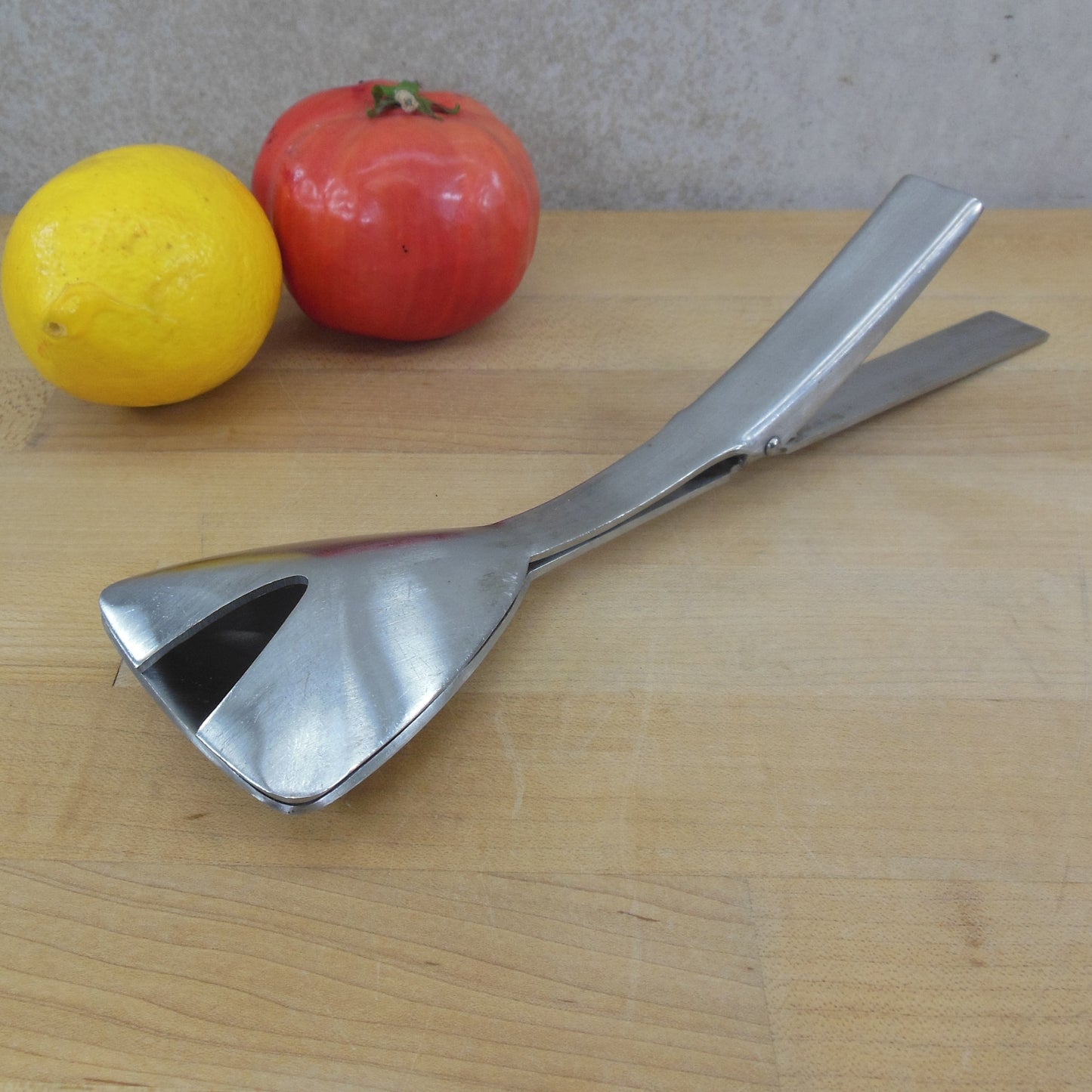 Arthur Salm AS Japan Saxon 1966 Stainless Salad Serving Tongs