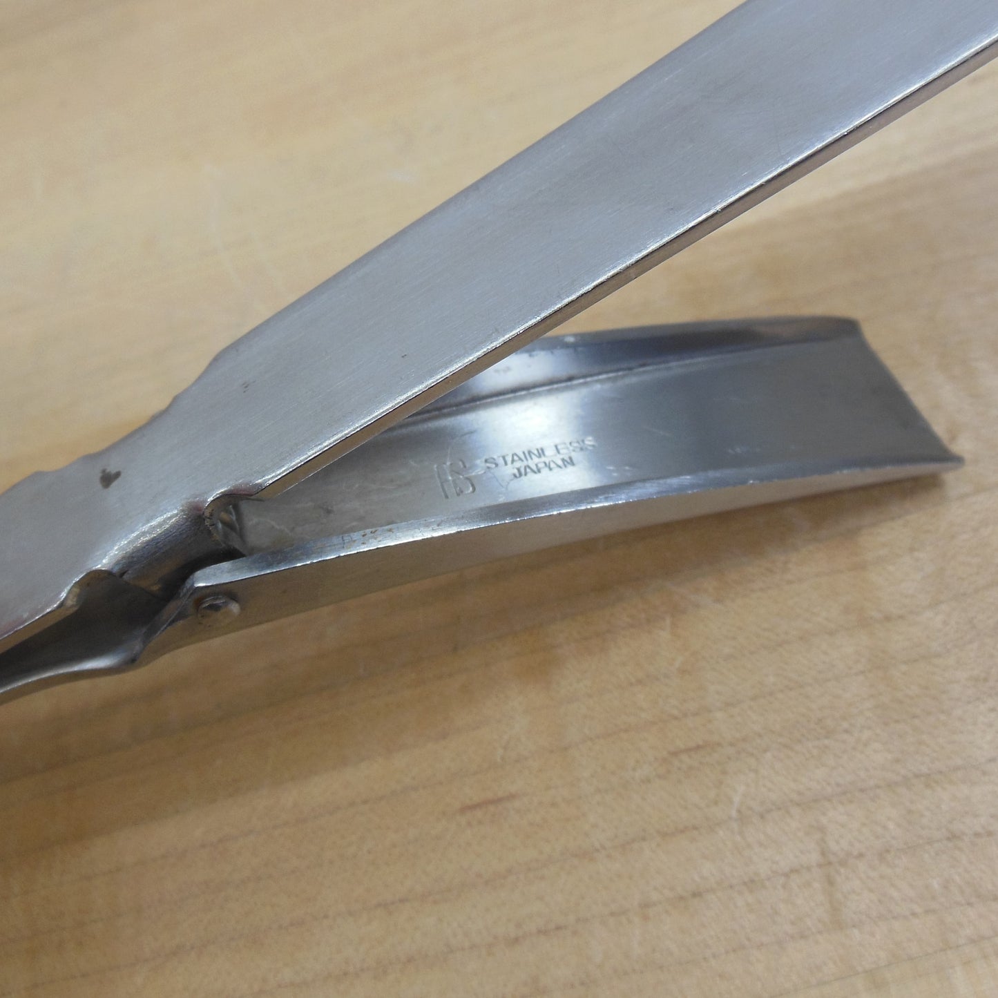 Arthur Salm AS Japan Saxon 1966 Stainless Salad Serving Tongs MCM