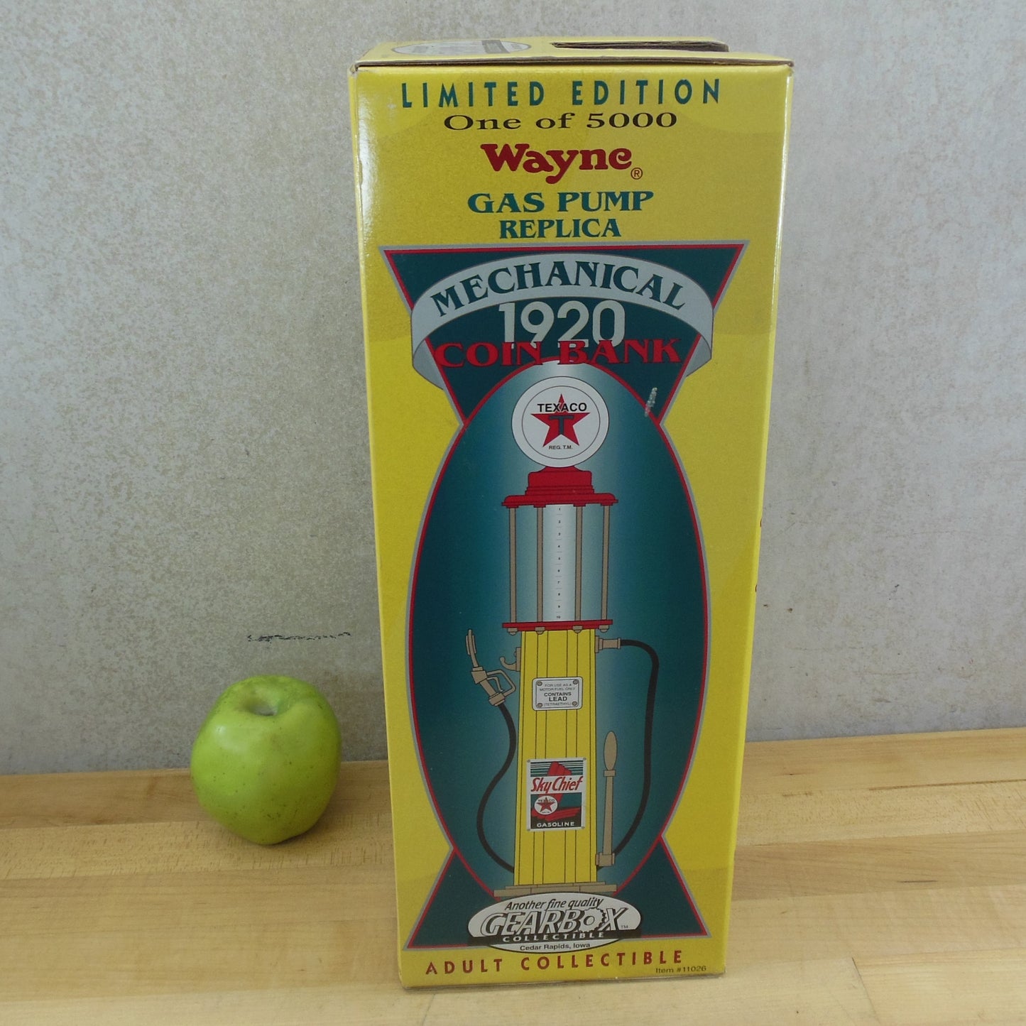 Gearbox 1997 Visible Gas Pump Replica Bank 1920 Wayne Texaco NOS
