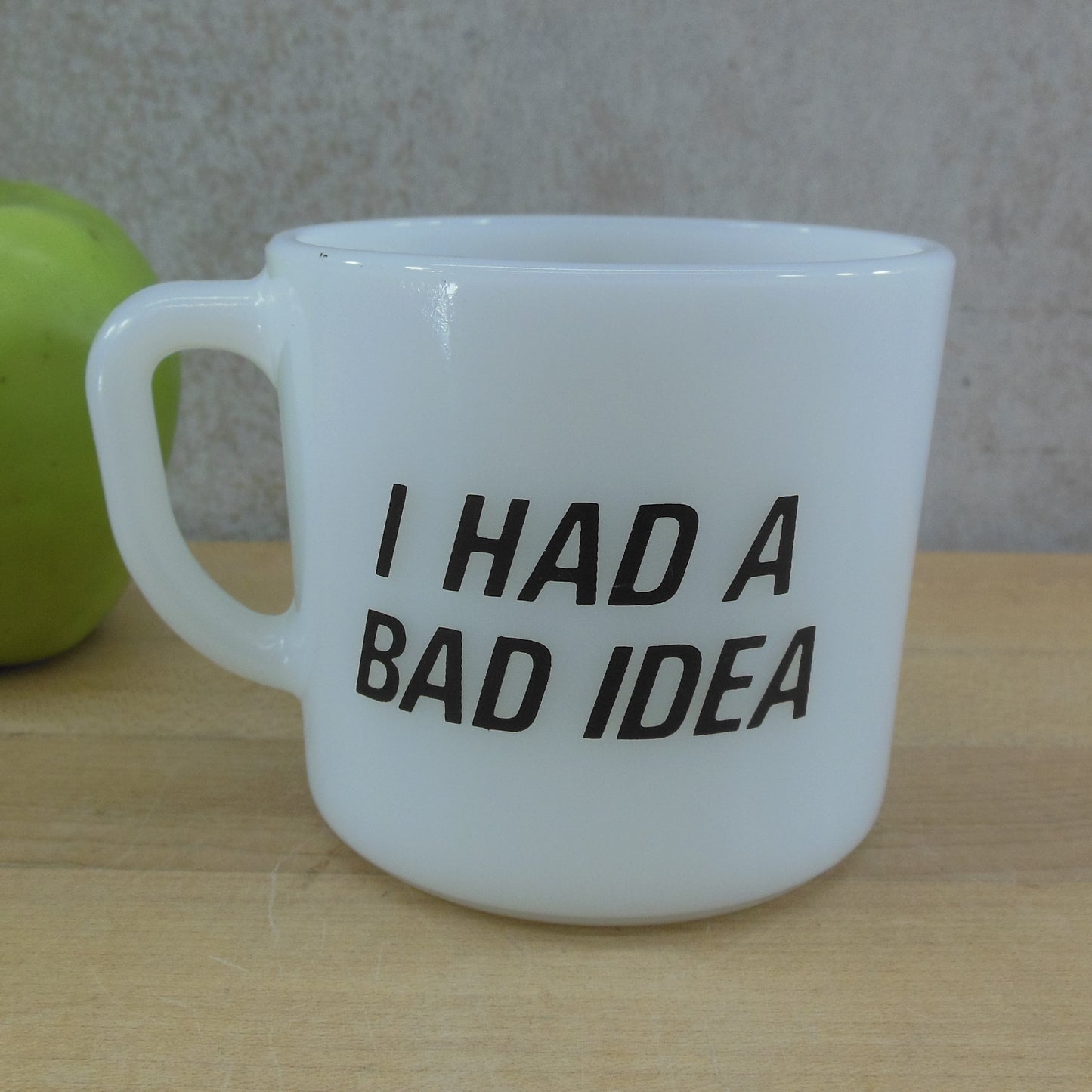 Anchor Hocking I'm A Life Savers Bad Guy Mug - I Had A Bad Idea vintage