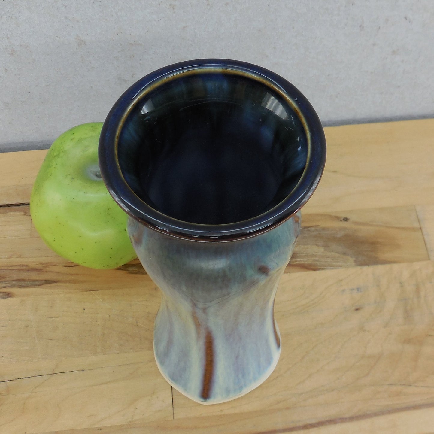 Bill Campbell Studio Pottery Flambeaux Lotus Vase 7.5" Top