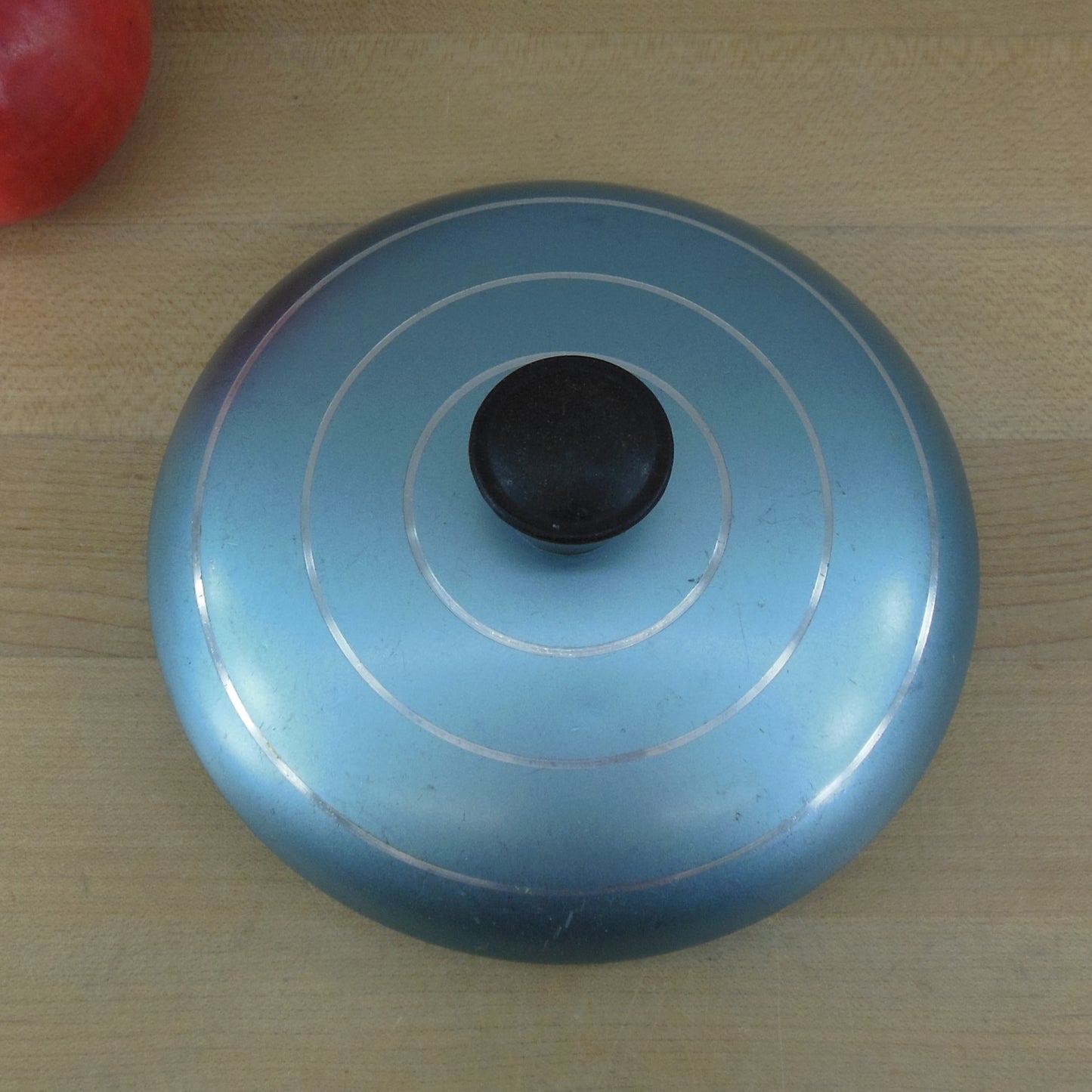 Wear Ever Hallite Cookware Blue Replacement Lid 5.5" vintage