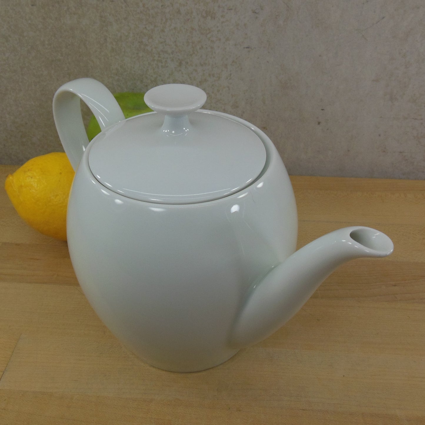 Arzberg Germany White Porcelain Coffee Pot 2000 vintage