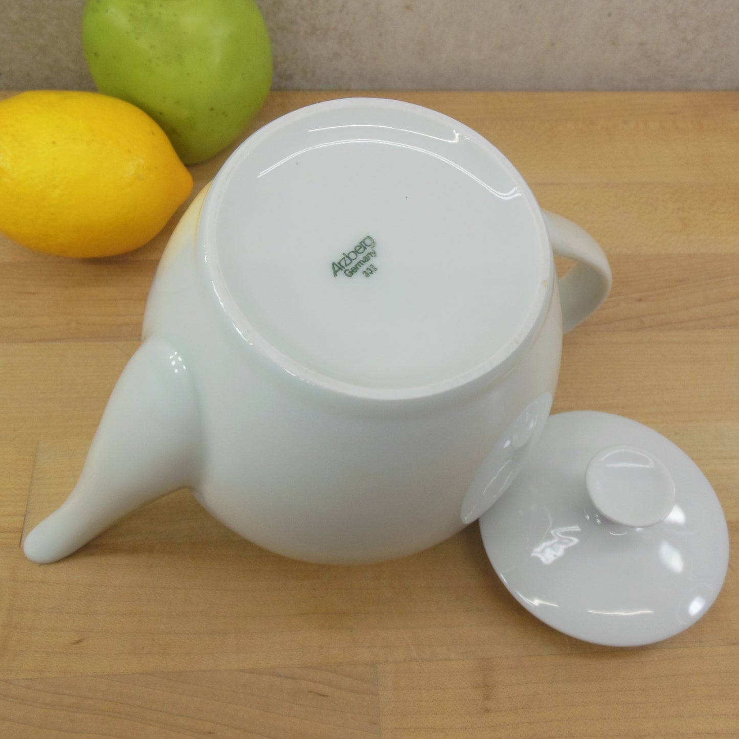 Arzberg Germany White Porcelain Coffee Pot 2000 MCM