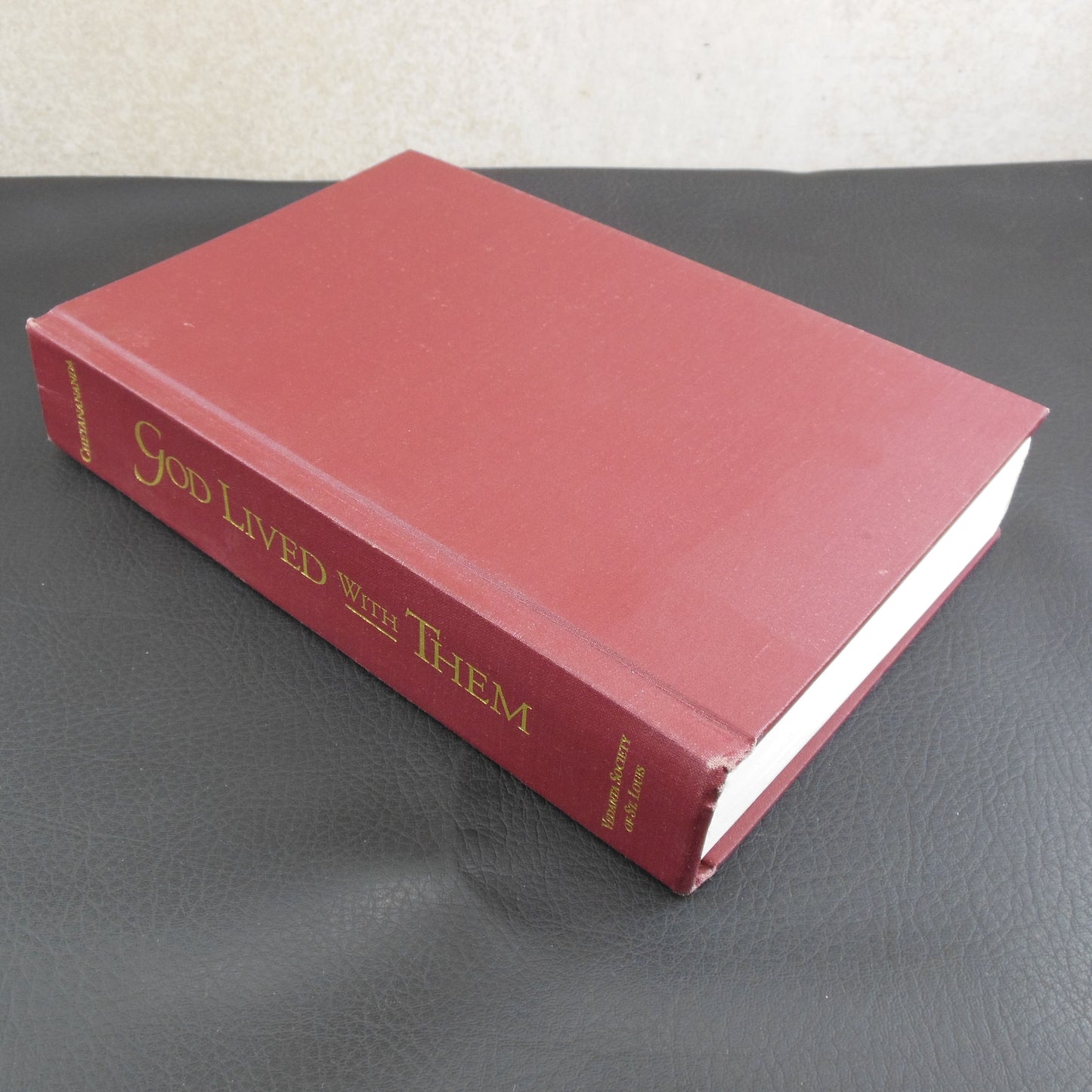 Swami Chetanananda Signed Book - God Lived with Them 1997 Sri Ramakrishna
