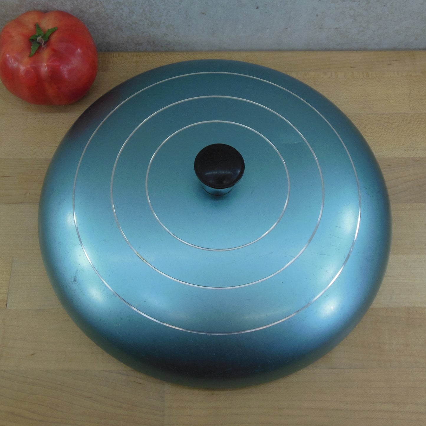 Wear Ever Hallite Cookware Blue Replacement Lid 10.5" vintage