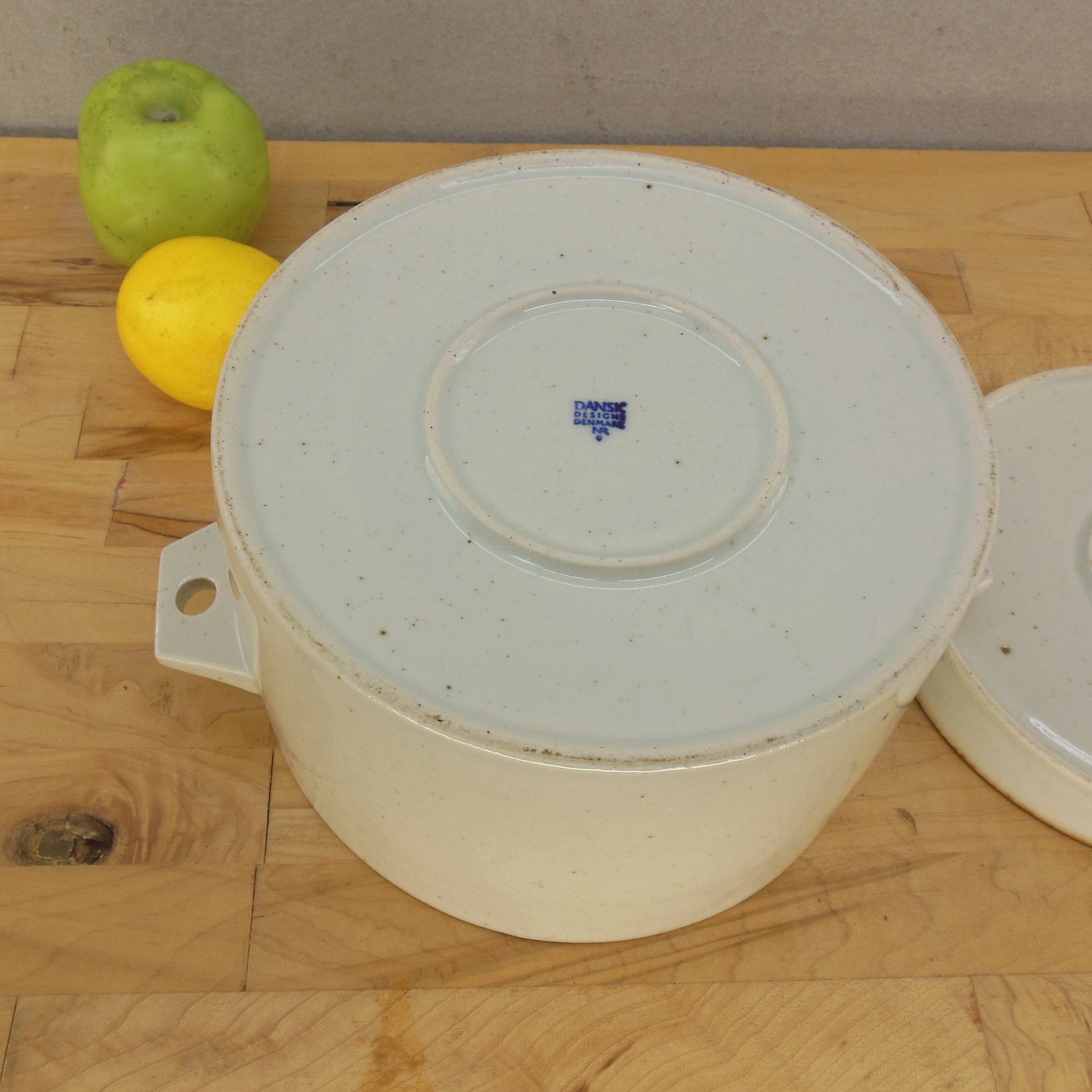 Dansk Denmark Brown Mist 3 Qt. Covered Casserole 8.5" Niels Refsgaard Blue Maker Mark