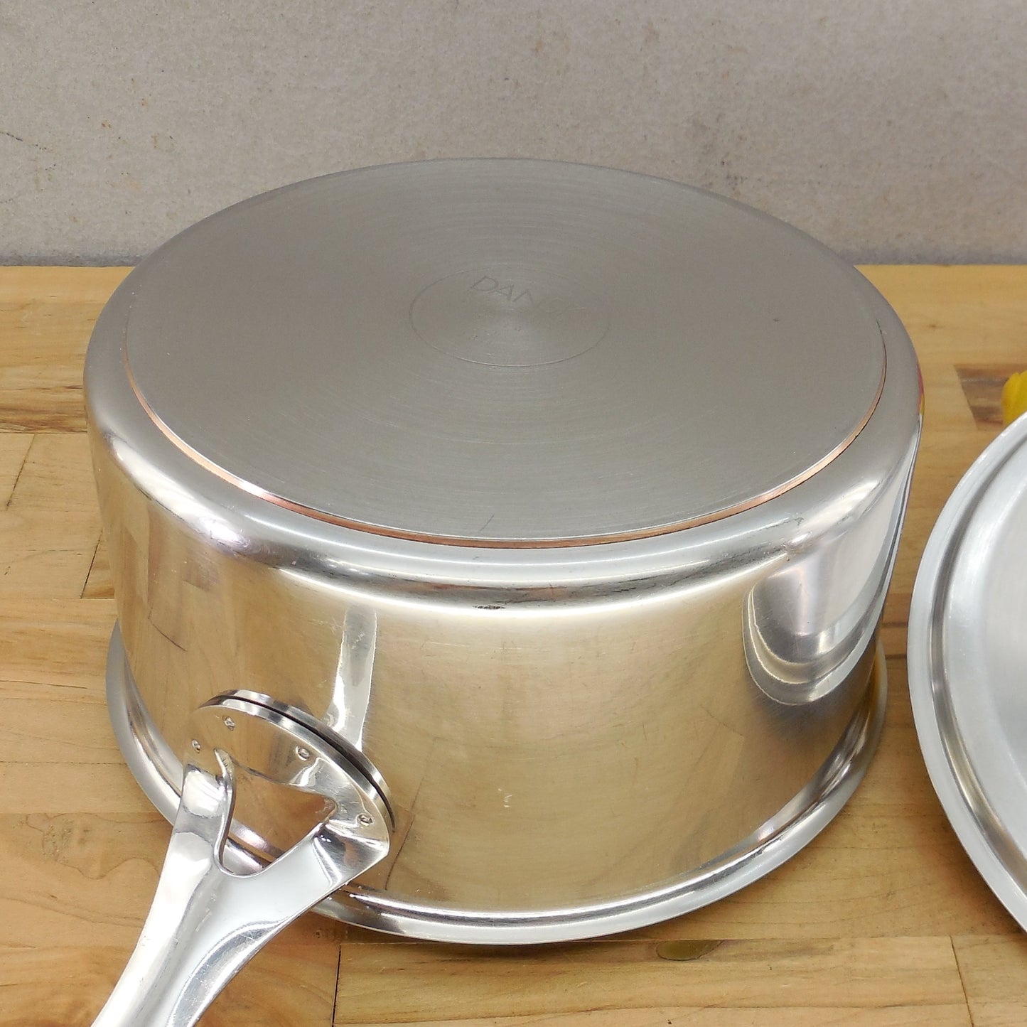 Dansk Korea Stainless Copper Disc 3 Quart Saucepan & Lid Bottom