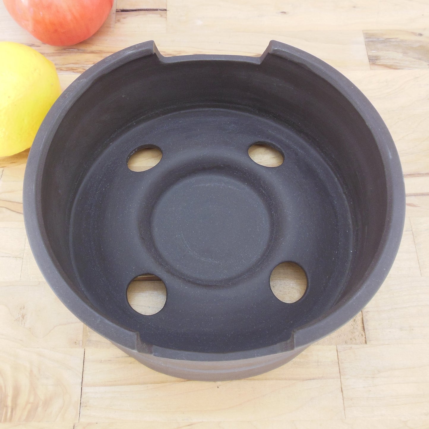 Dansk Denmark JHQ Brown Flamestone Beehive Casserole Part- Warmer Trivet Vintage