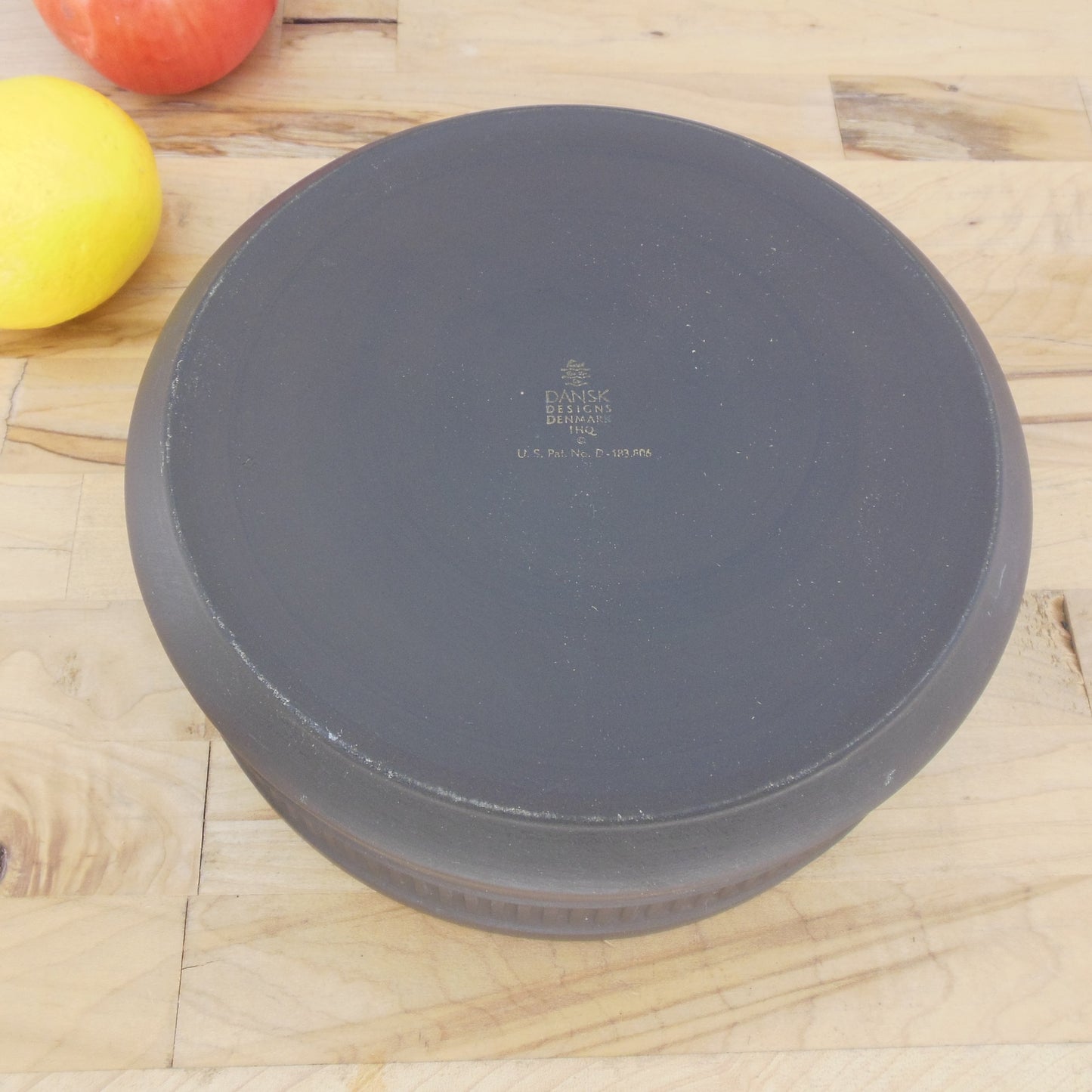 Dansk Denmark JHQ Brown Flamestone Beehive Casserole Part- Bowl Used