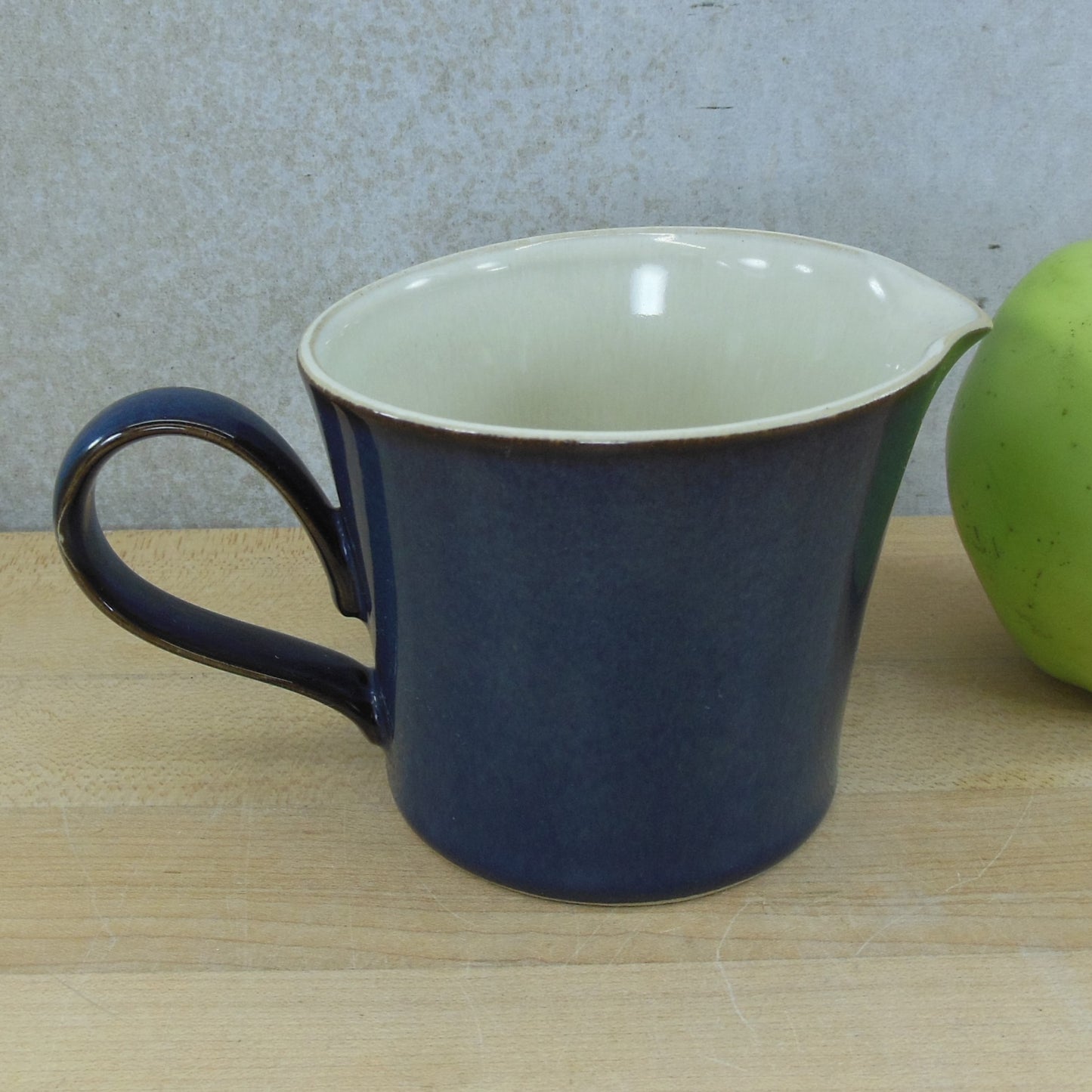 Denby Pottery England Drama Blue 3" Jug Pitcher Creamer