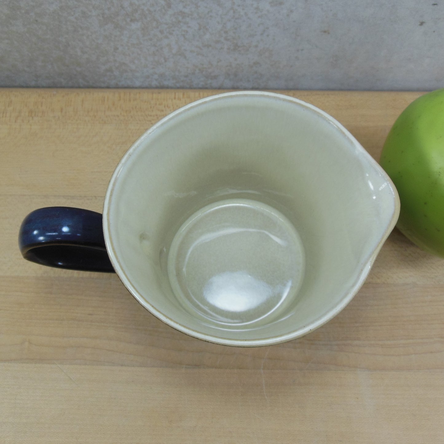 Denby Pottery England Drama Blue 3" Jug Pitcher Creamer Used