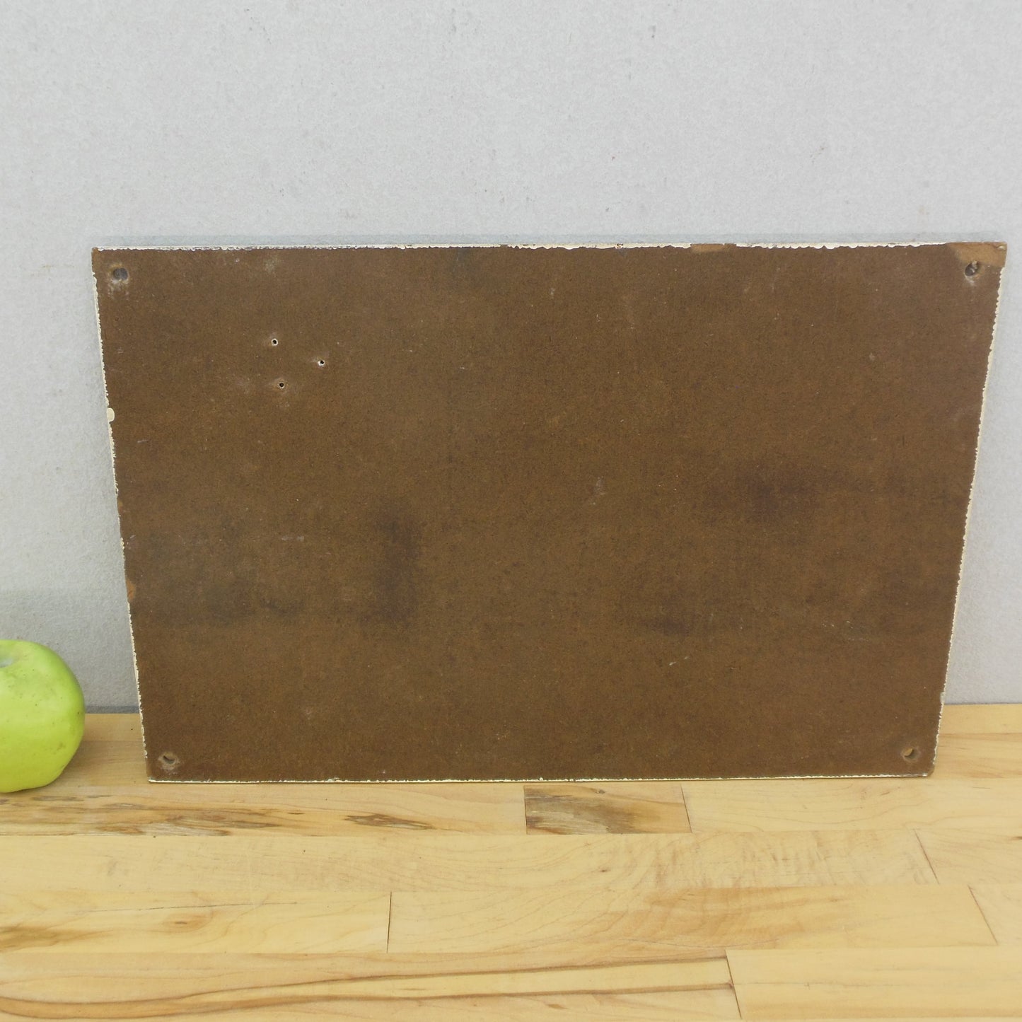 Vtg. Theater Stage Fire Curtain Sign IN CASE OF FIRE CUT ROPE 12X18 vintage