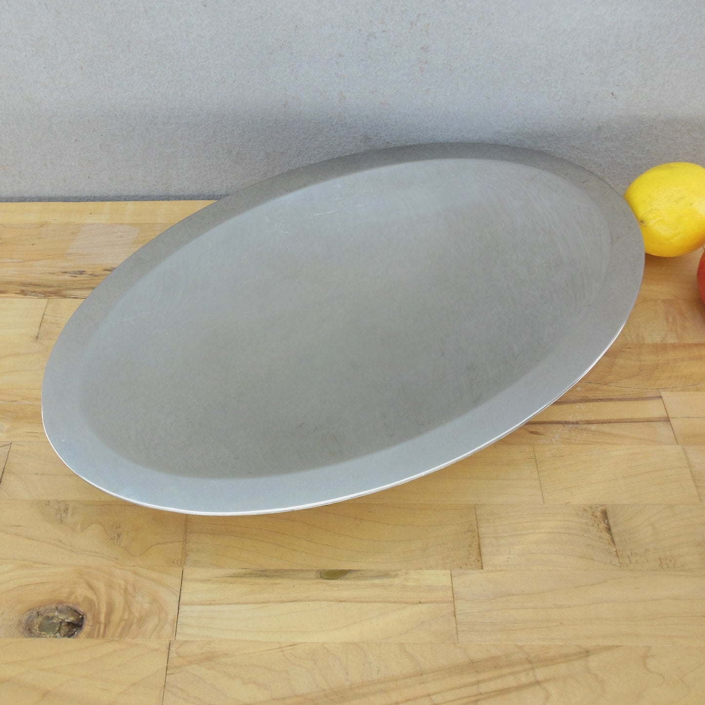 Frontgate Hot/Cold Stainless Appetizer Meat Serving Tray Oval 16"