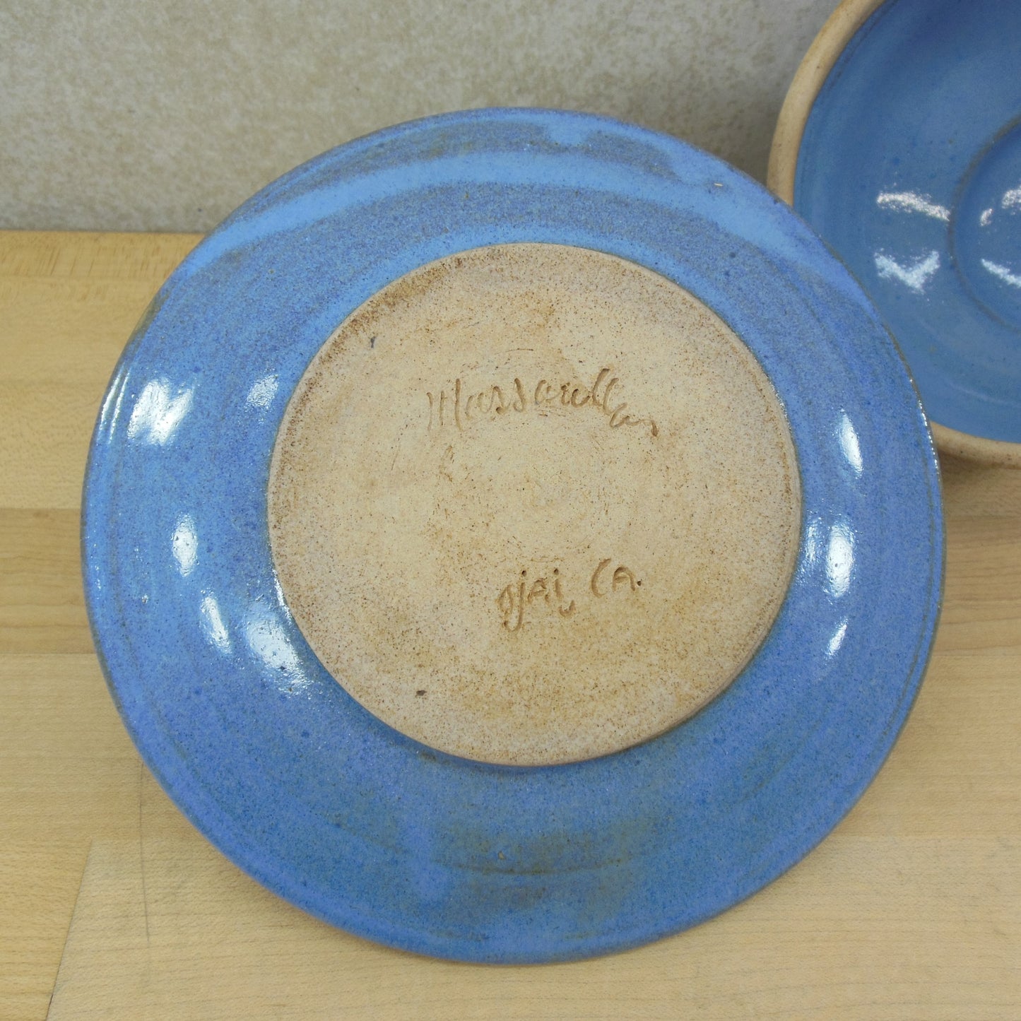 Frank Massarella Ojai Ca Covered Pottery Butter Cheese Dish Signed