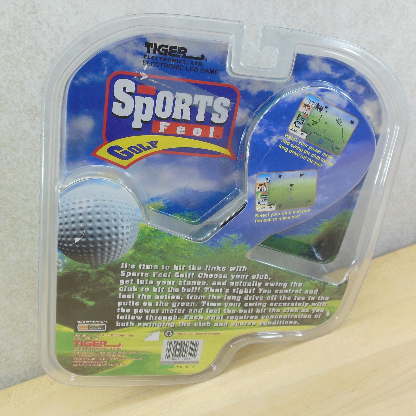 Tiger Electronics 1998 Sports Feel Game Sealed Package New Vintage