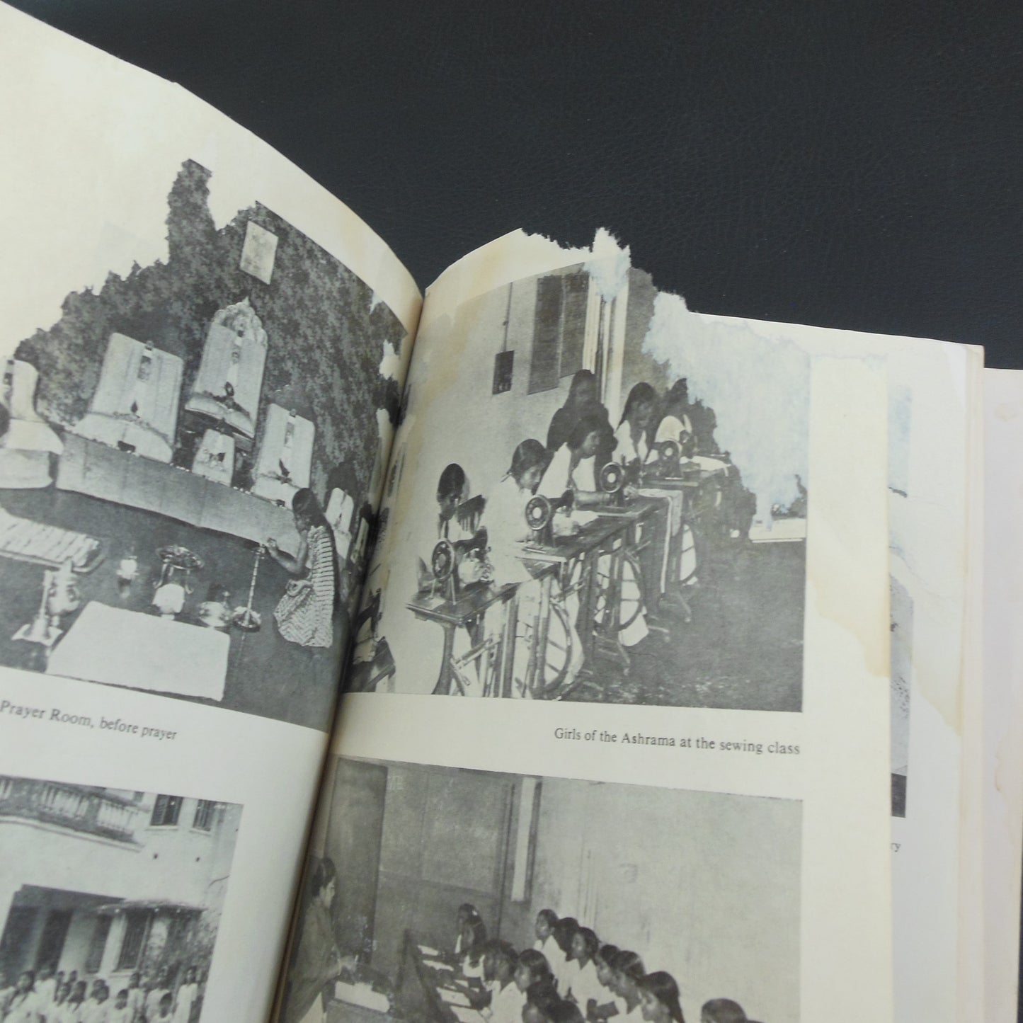 The Story of Sree Ramakrishna Ananda Ashrama 1931-1981 Book - Gayatri Devi Signed Letter damaged