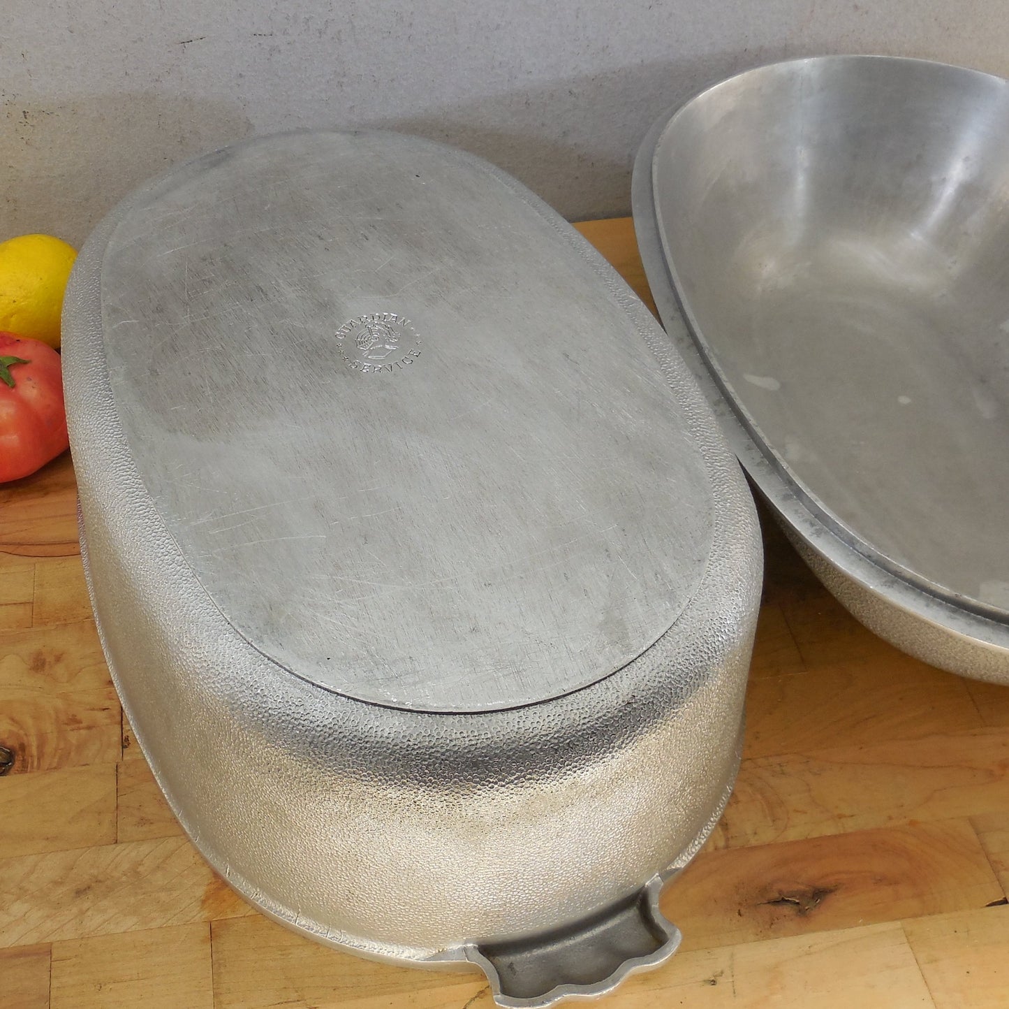 Guardian Service Ware Aluminum Lg. 10 Qt Oval Turkey Roaster Pot & Lid