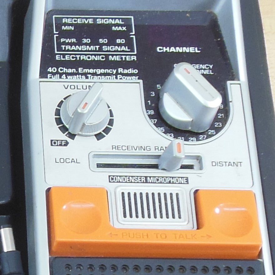 GE General Electric 3-5900 40 Channel 2-Way Emergency Radio HELP! Case