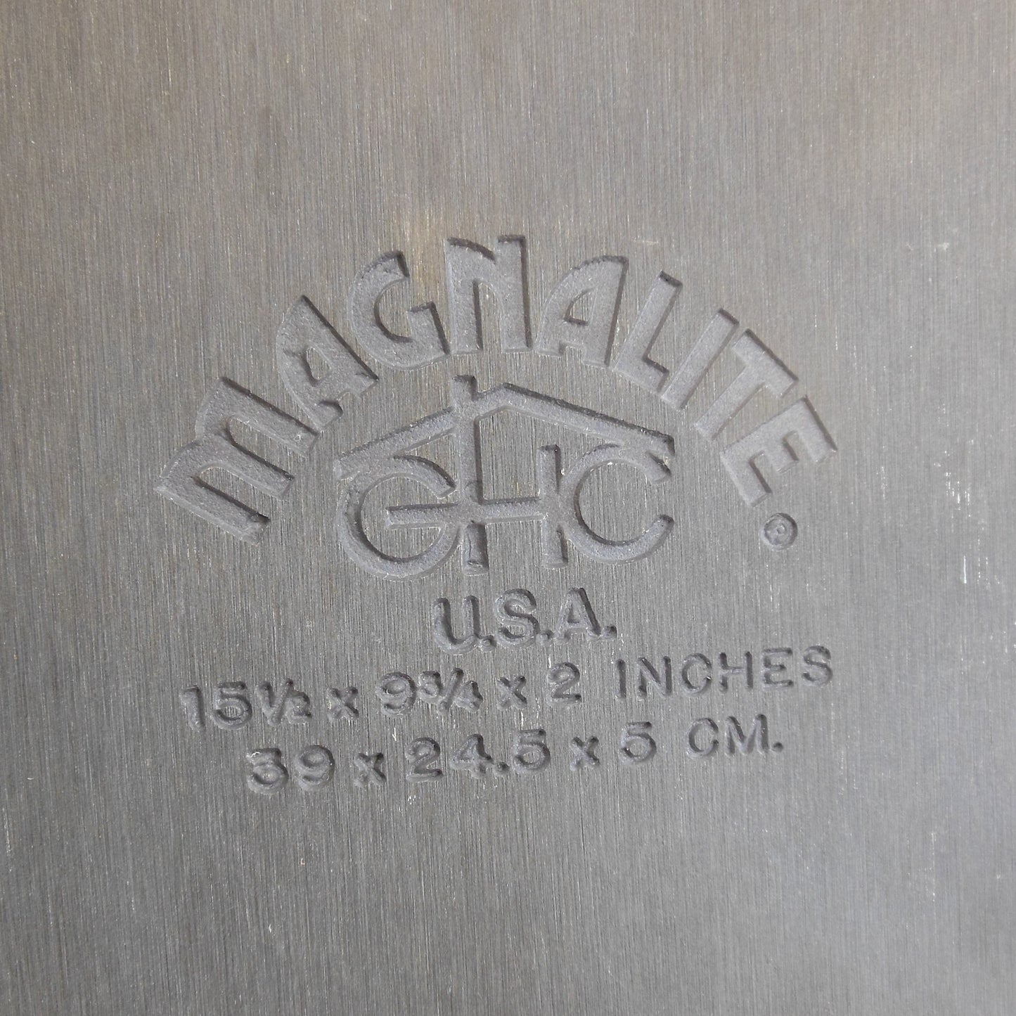 GHC Maganilte Professional USA Anodized Roasting Baking Lasagna Pan Maker Mark Logo