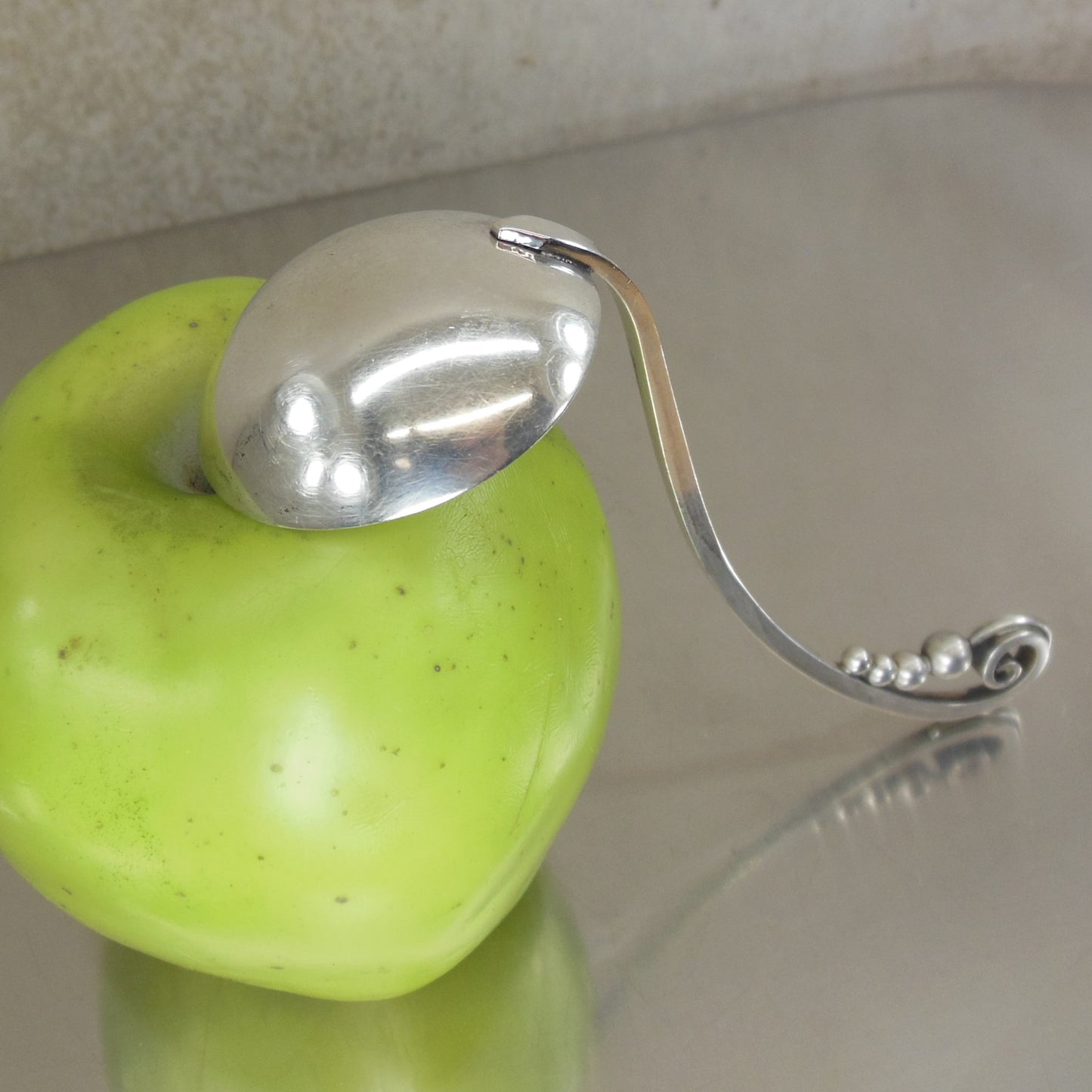 Georg Jensen Inc. USA L.P. Sterling Silver Ornamental Small Ladle 102 Balls Berry