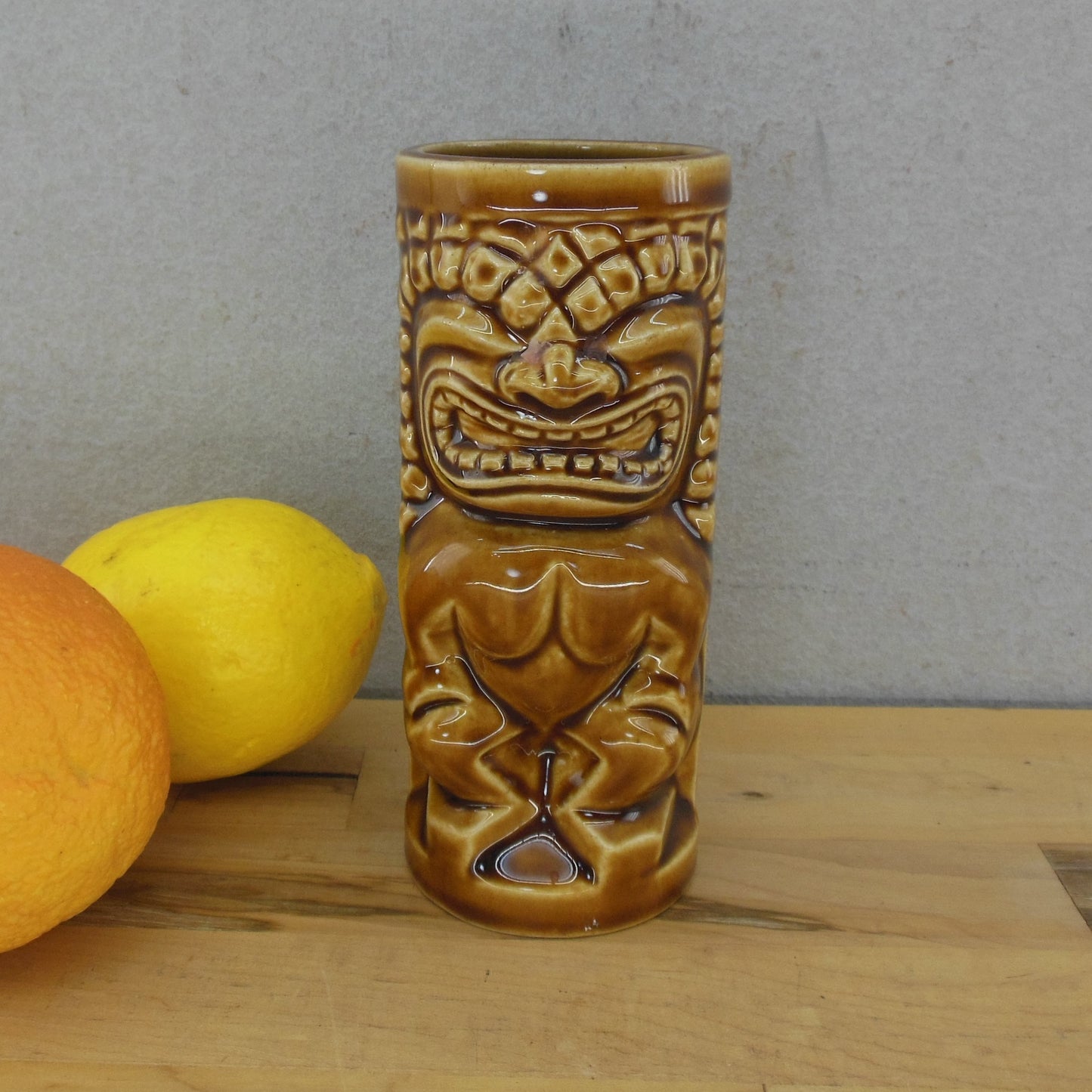 Orchids of Hawaii Japan Tiki Bar Drink Tumbler Glass R-71 Vintage