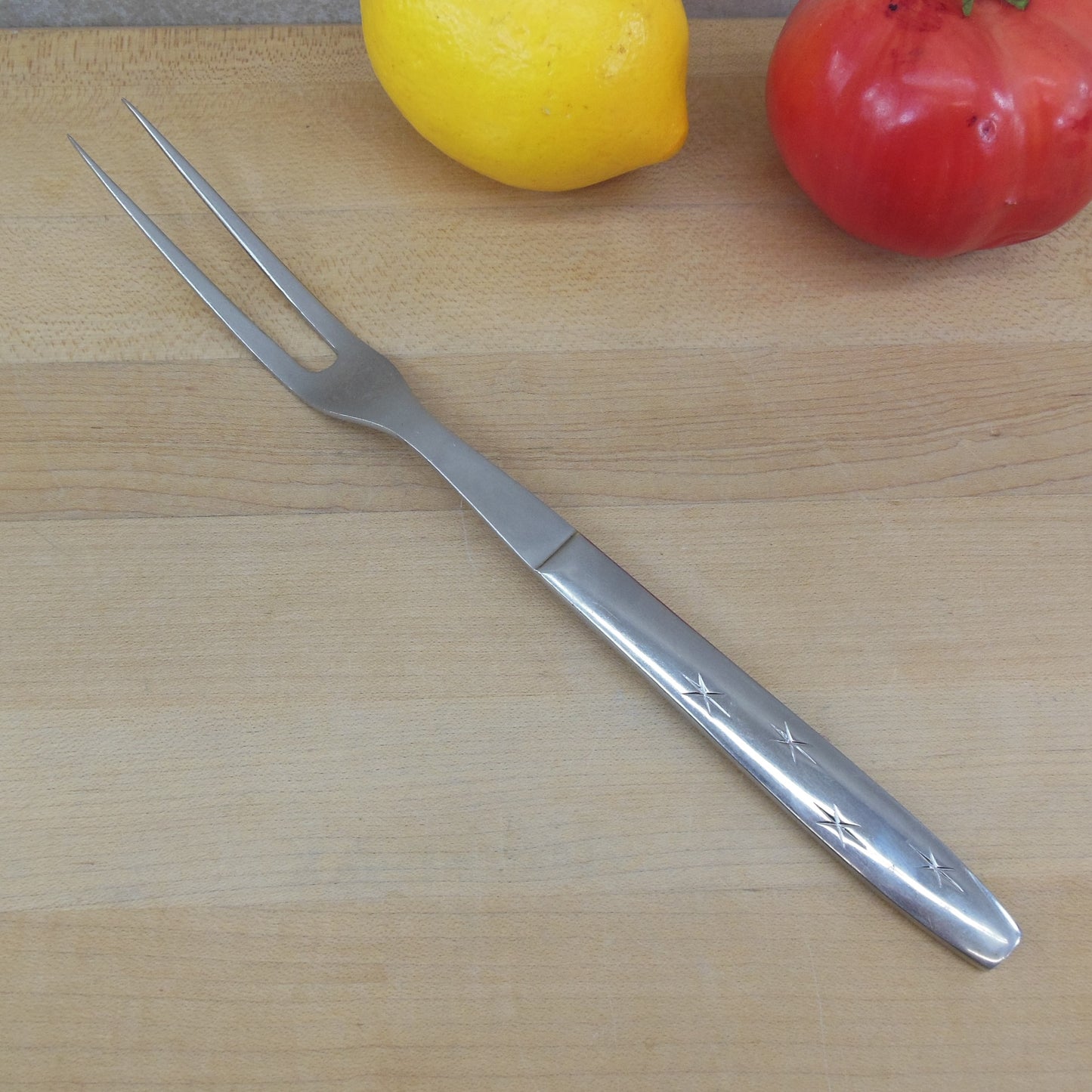 Heavenly Star Japan Meat Carving Turning Fork Atomic Starburst Vintage