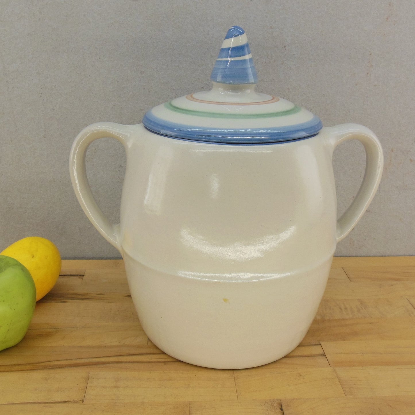 M.A. Hadley Pottery Farm House Beverage Water Cooler Dispenser Crock Vintage