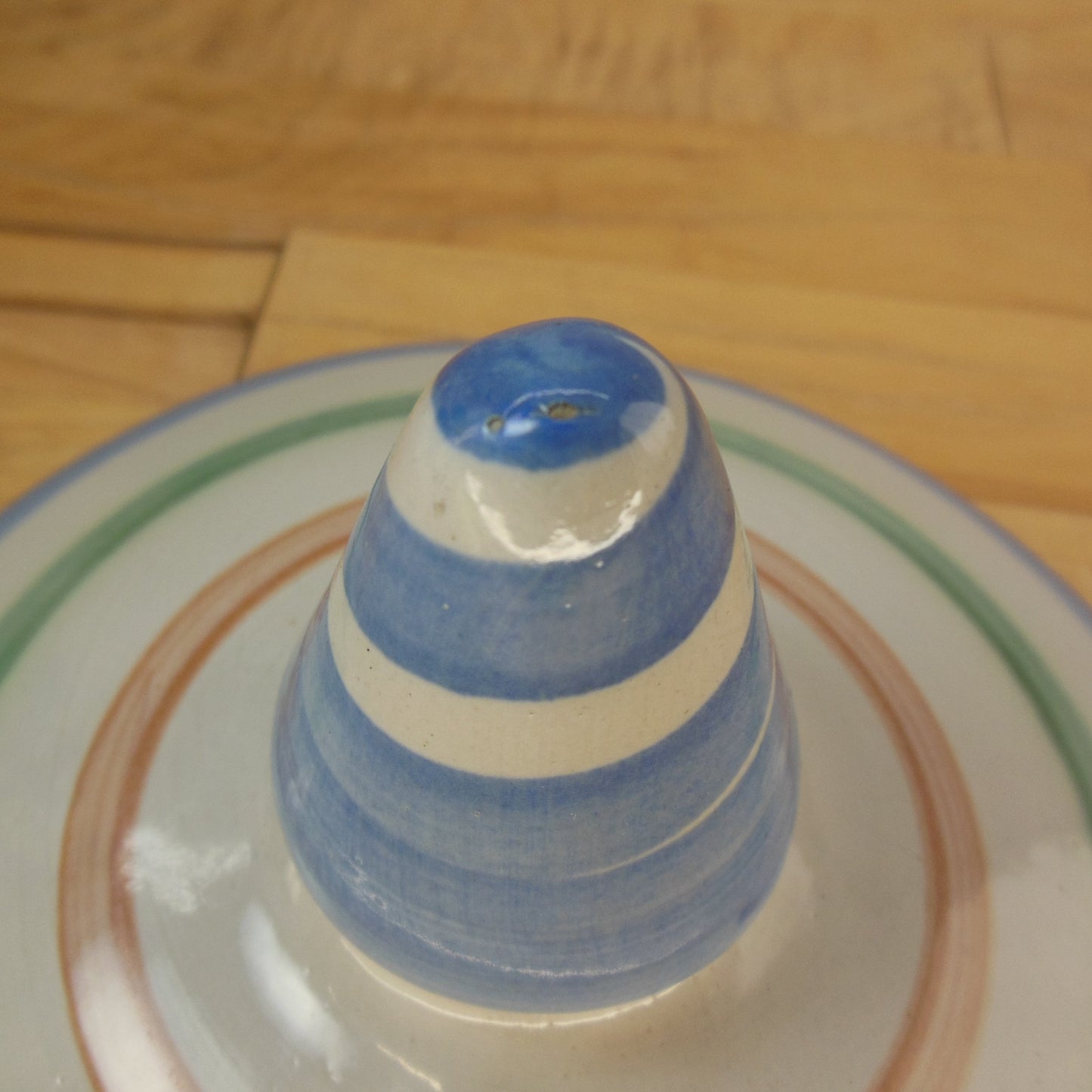 M.A. Hadley Pottery Farm House Beverage Water Cooler Dispenser Crock Firing Pops