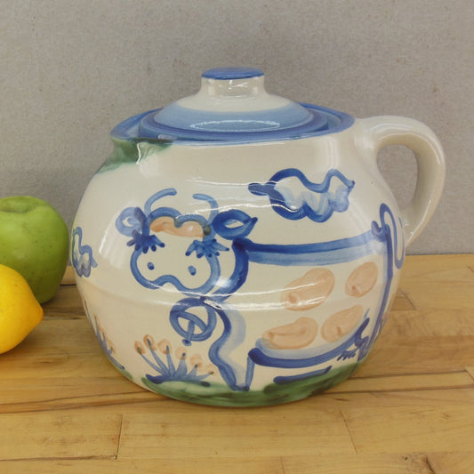 M.A. Hadley Pottery Pig Cow Lidded Pitcher Bean Pot