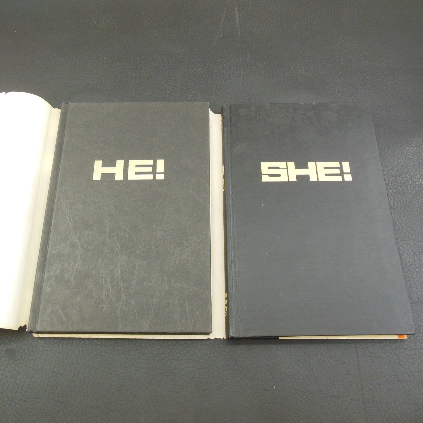 Robert A. Johnson Signed Books He She 1976 vintage