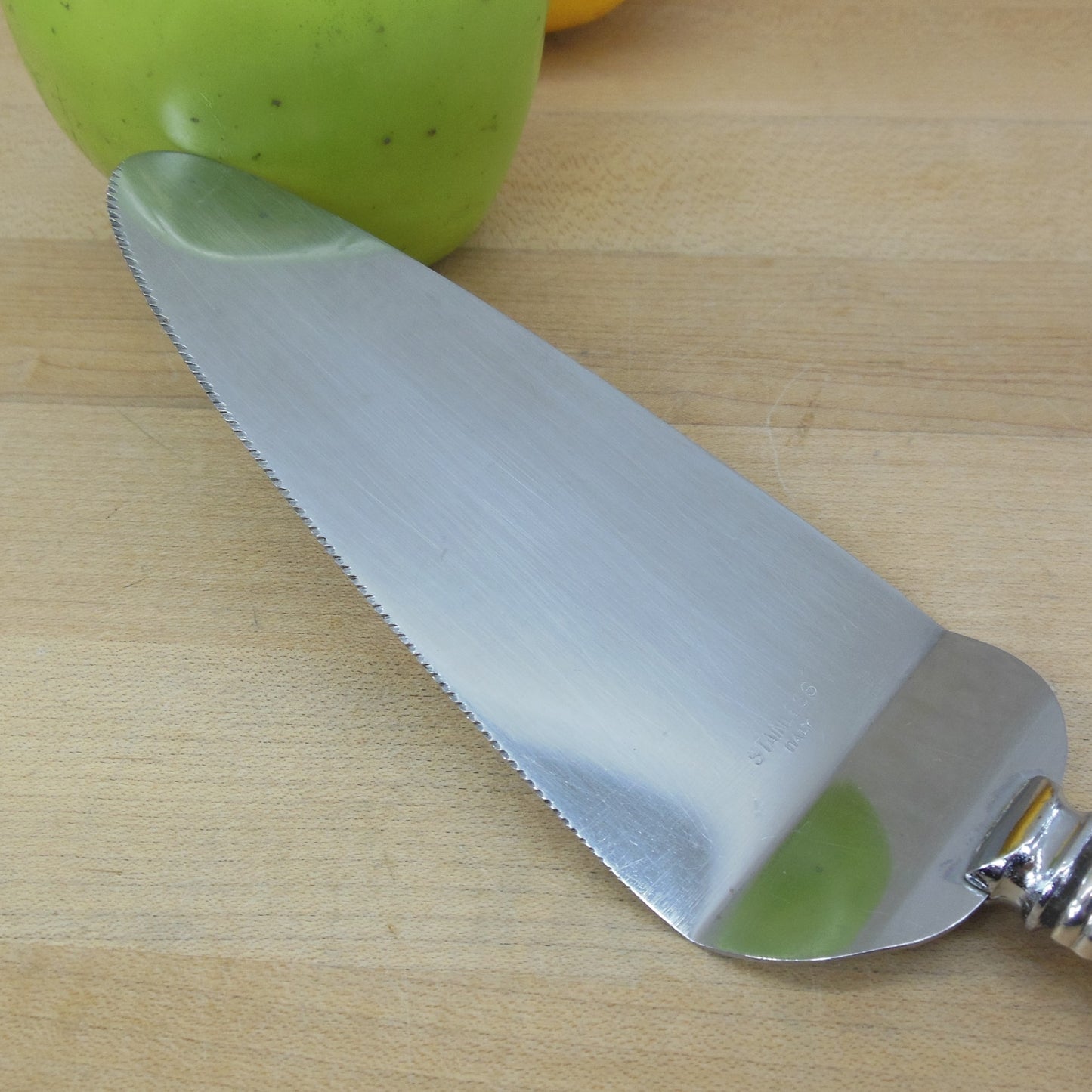 Unbranded Italy Sterling Silver Ornate Handle Cake Pie Server used