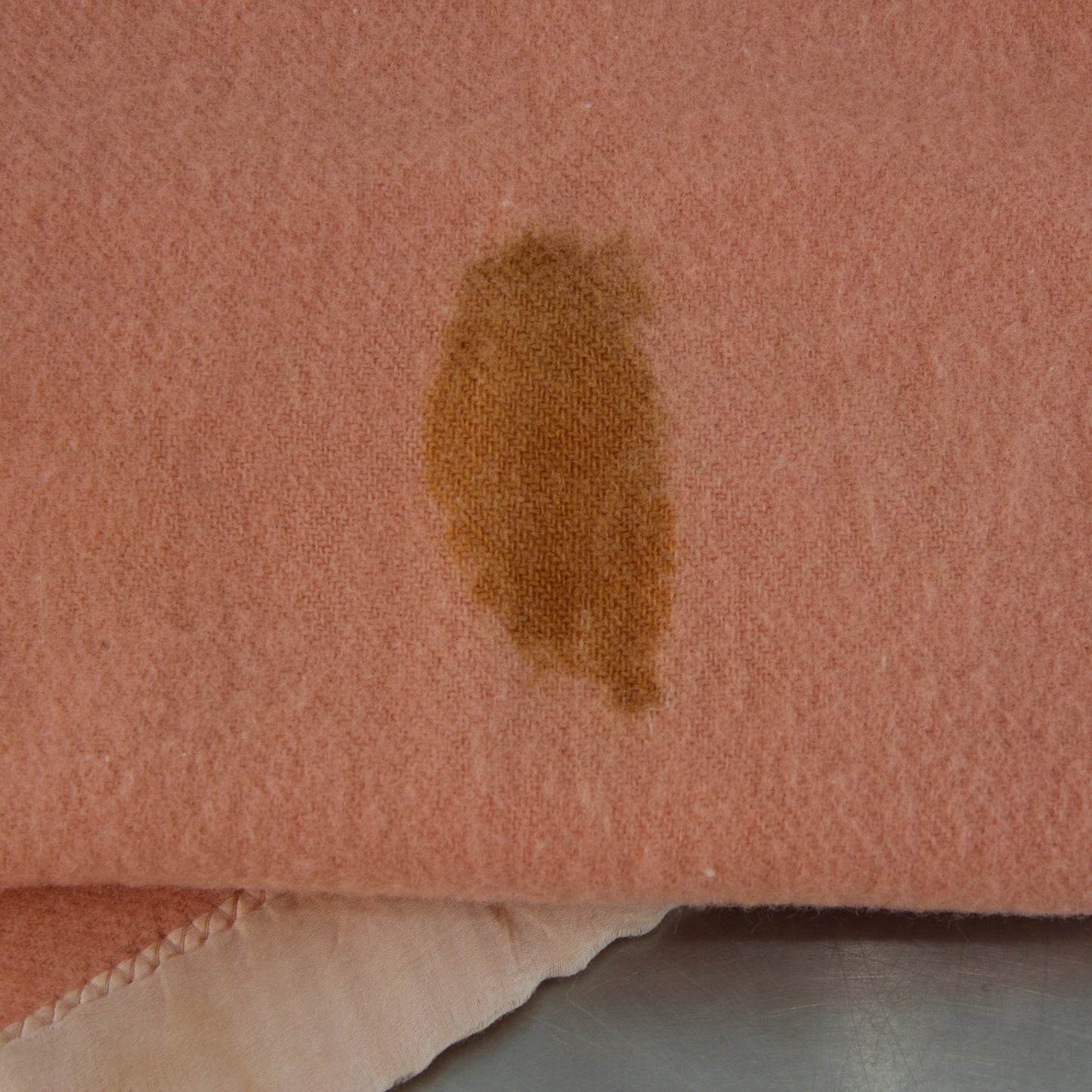 Vintage Pink Beacon 100% Wool Blanket 5