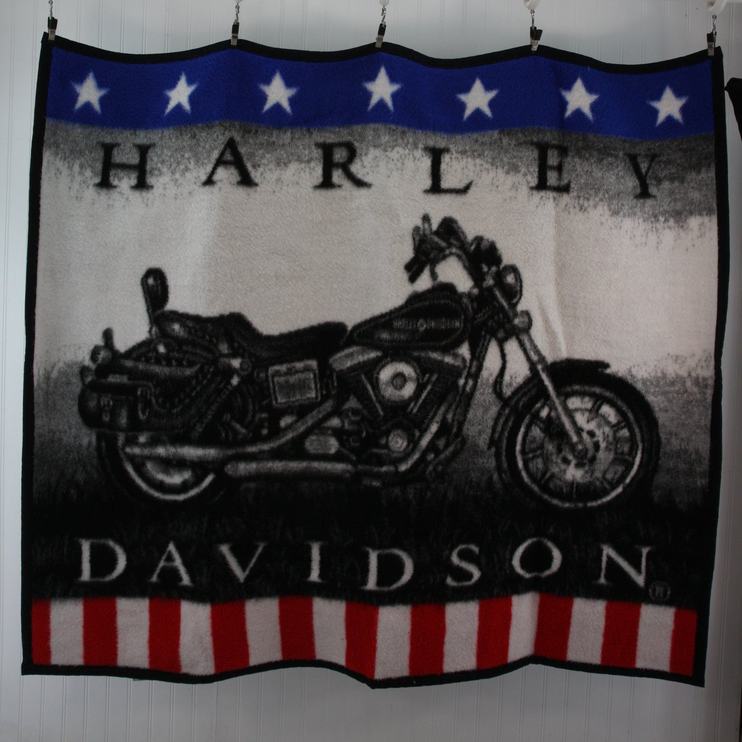 Biederlack Acrylic Harley Davidson Licensed Throw 50 X 56