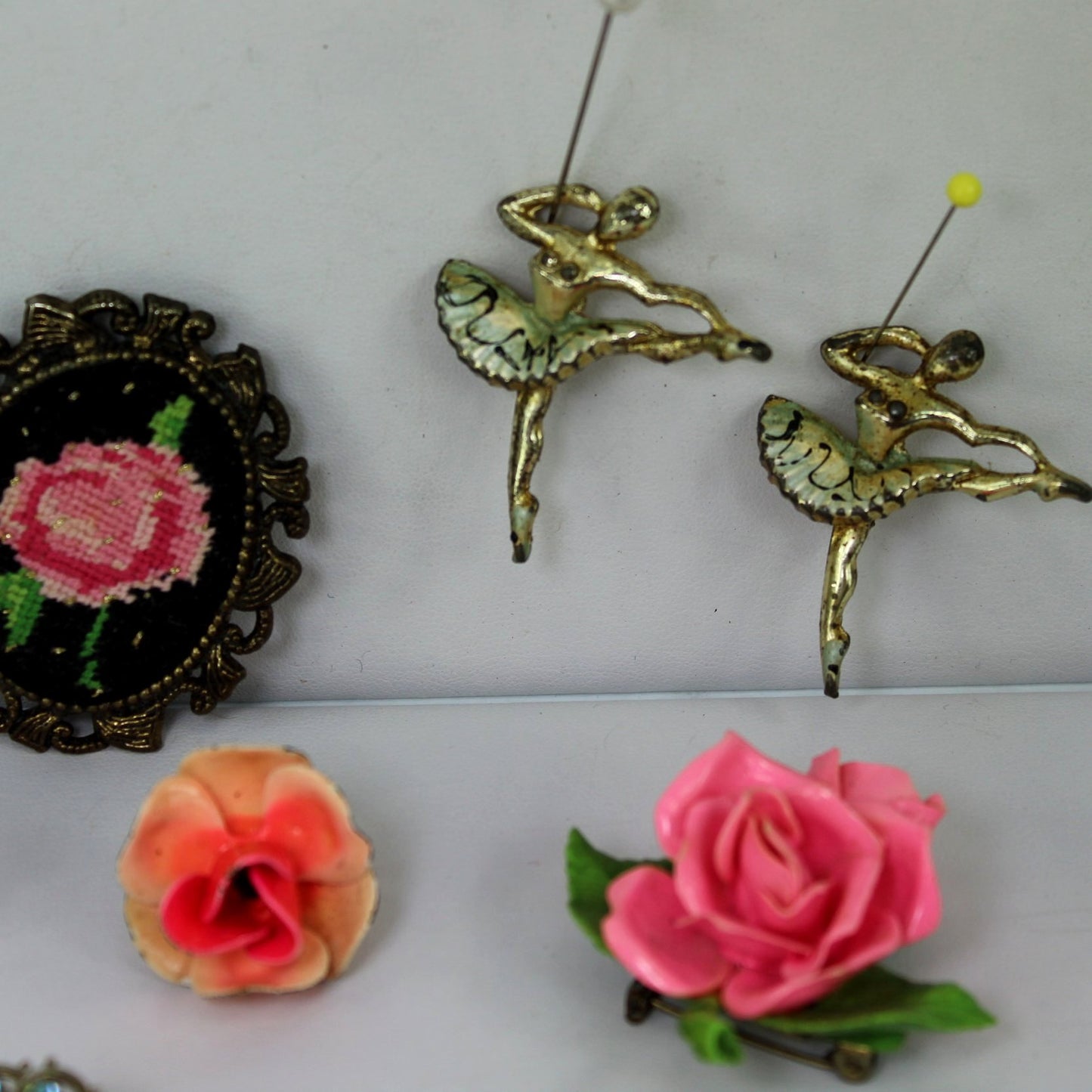 Collection Vintage Old Jewelry Wear DIY Jewelry close
